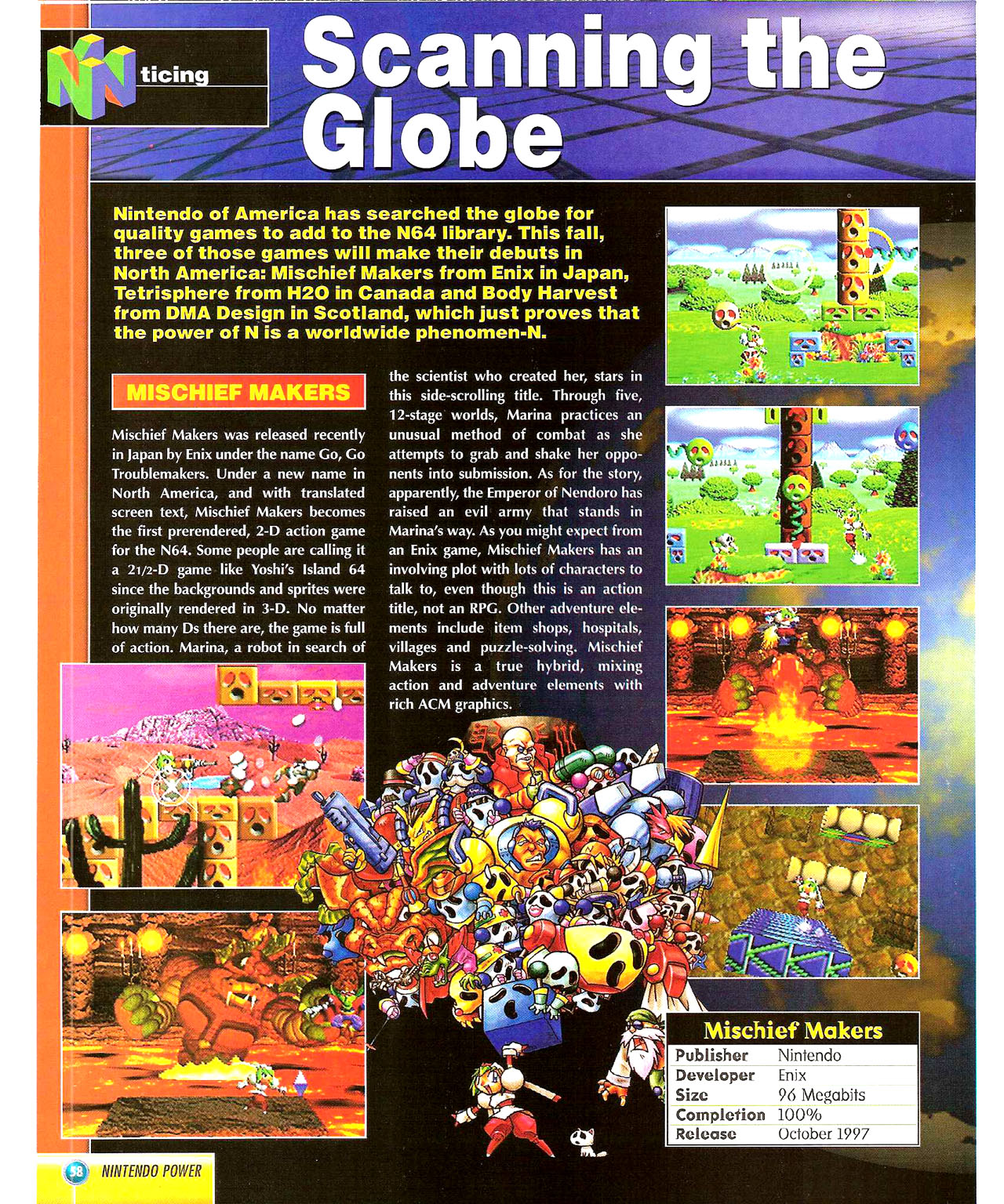 Read online Nintendo Power comic -  Issue #98 - 64