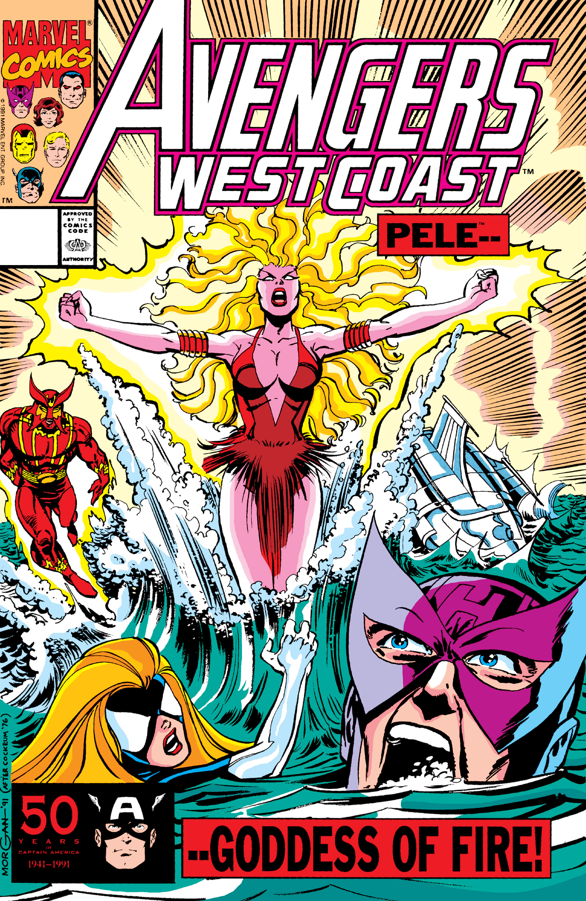 Read online Avengers West Coast (1989) comic -  Issue #71 - 1