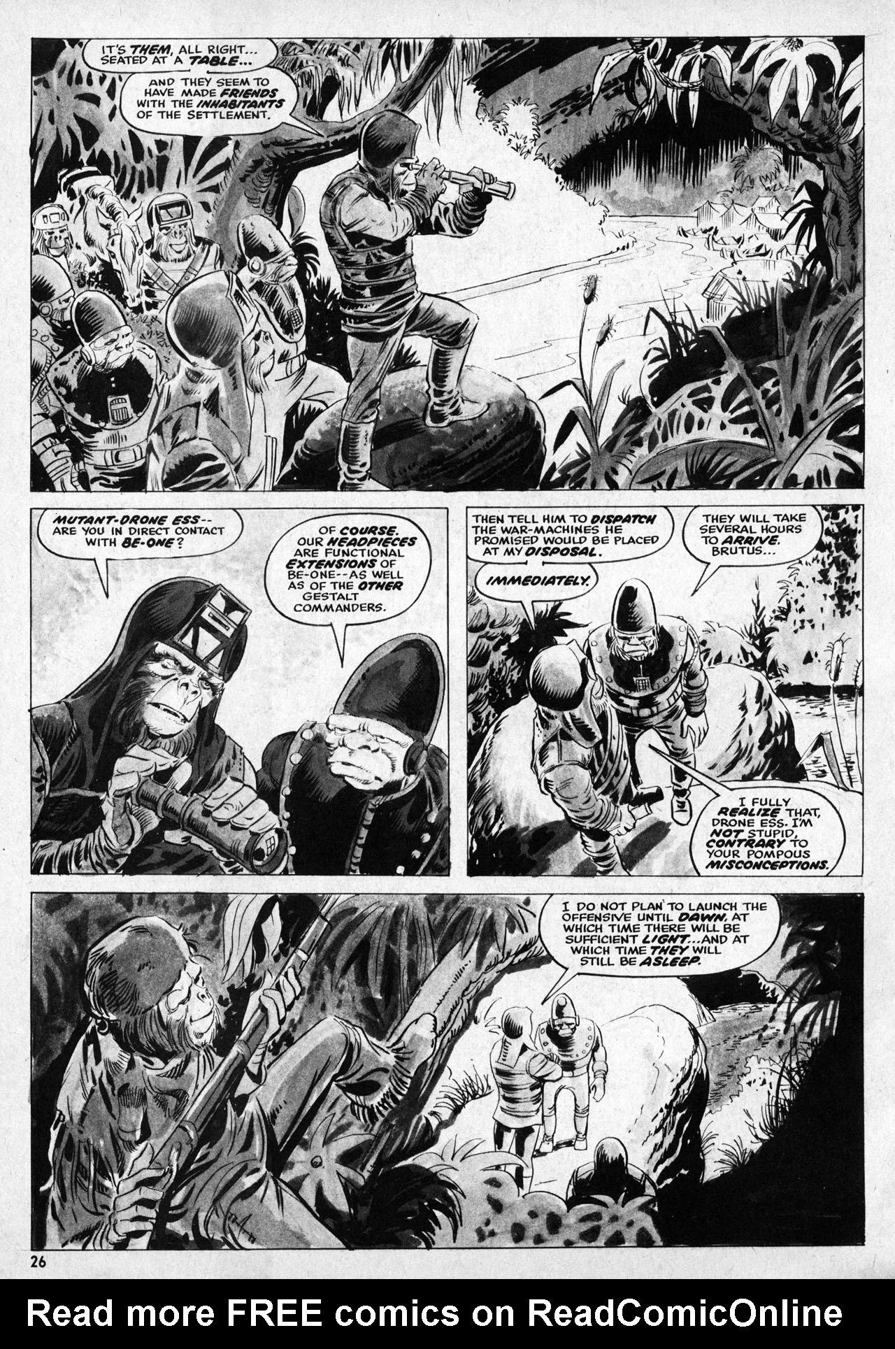 Read online Planet of the Apes comic -  Issue #4 - 25