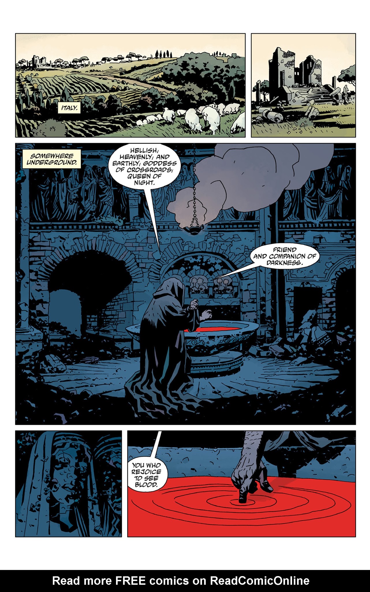 Read online Hellboy: Darkness Calls comic -  Issue # TPB - 10