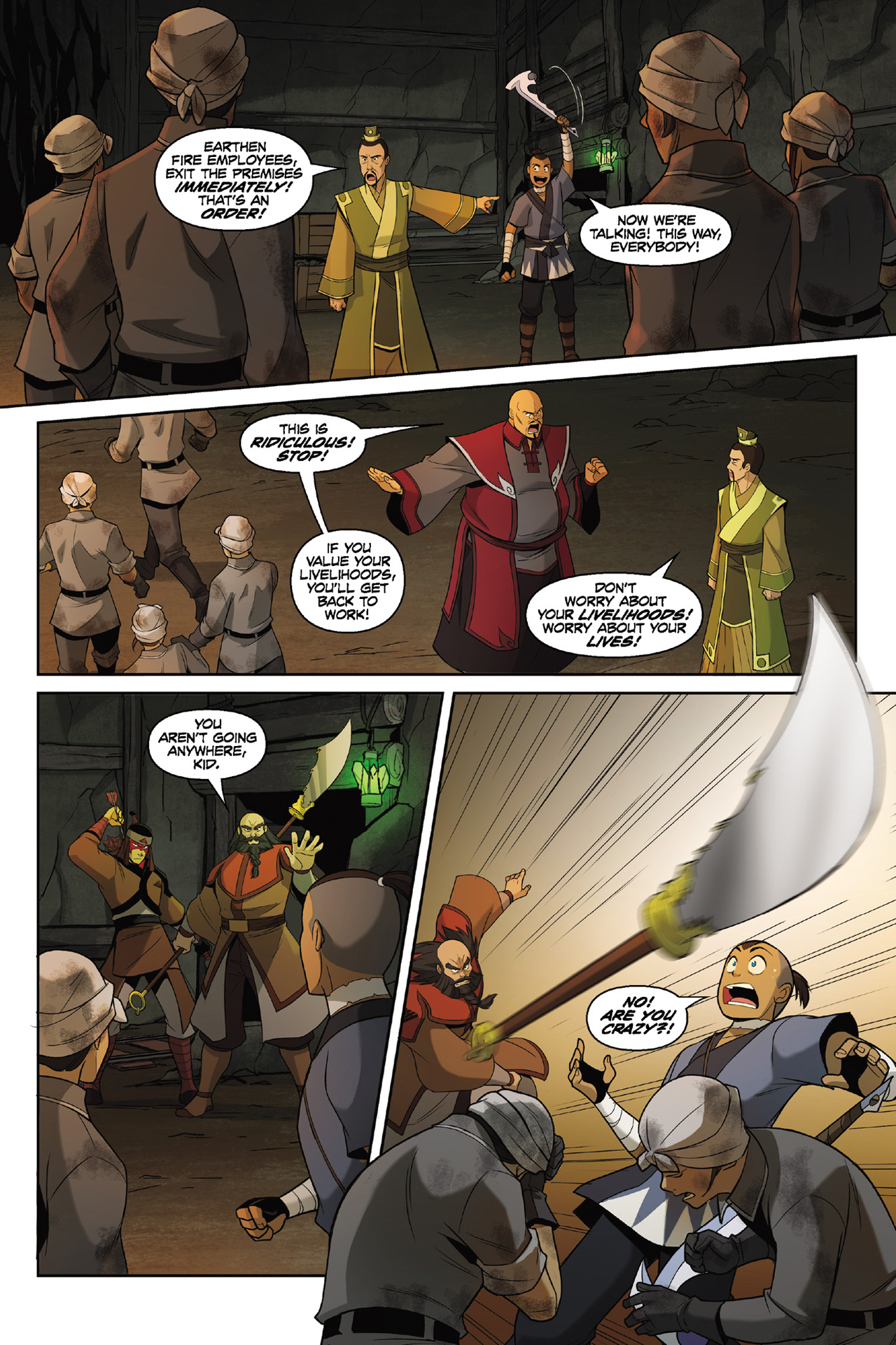 Read online Nickelodeon Avatar: The Last Airbender - The Rift comic -  Issue # Part 2 - 66