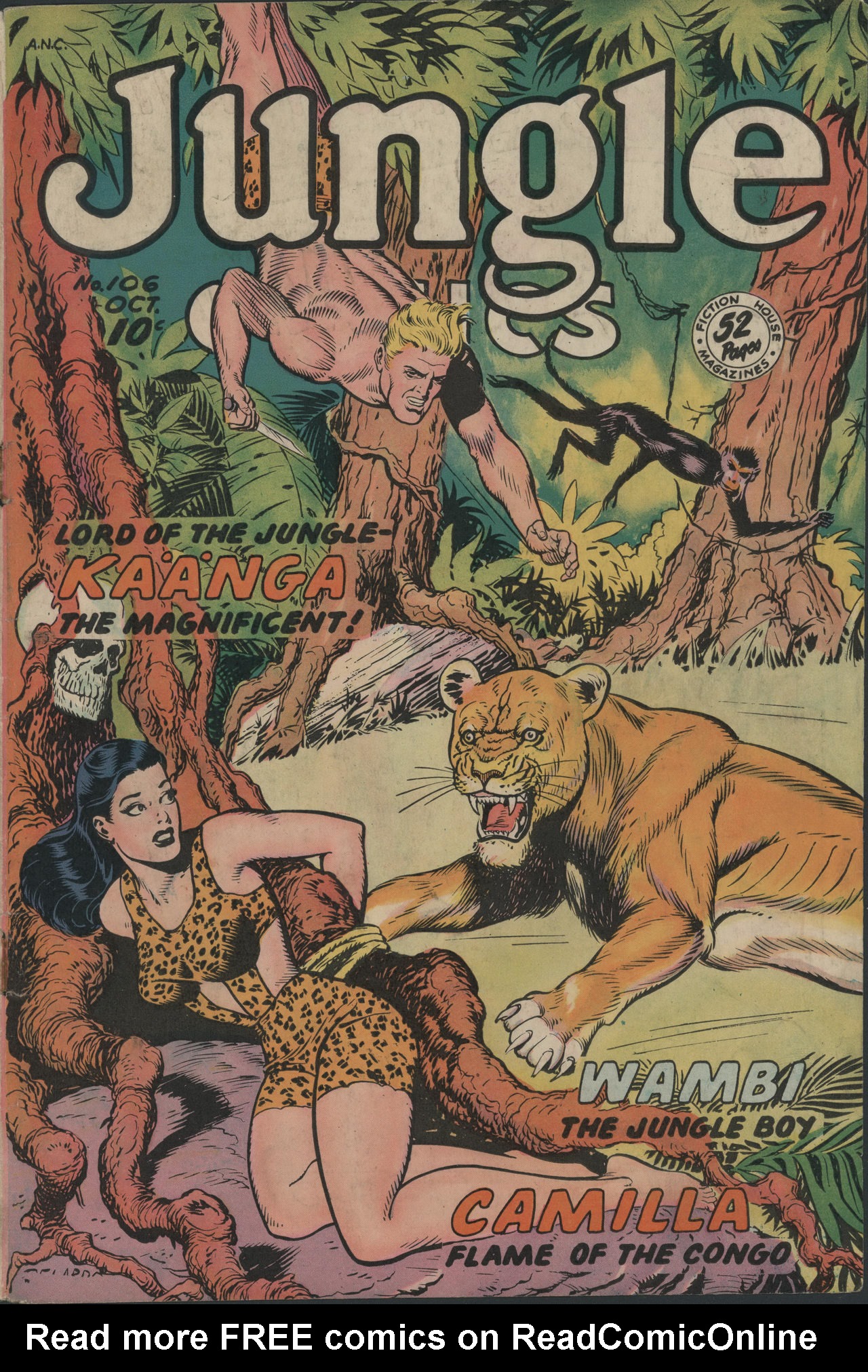 Read online Jungle Comics comic -  Issue #106 - 1
