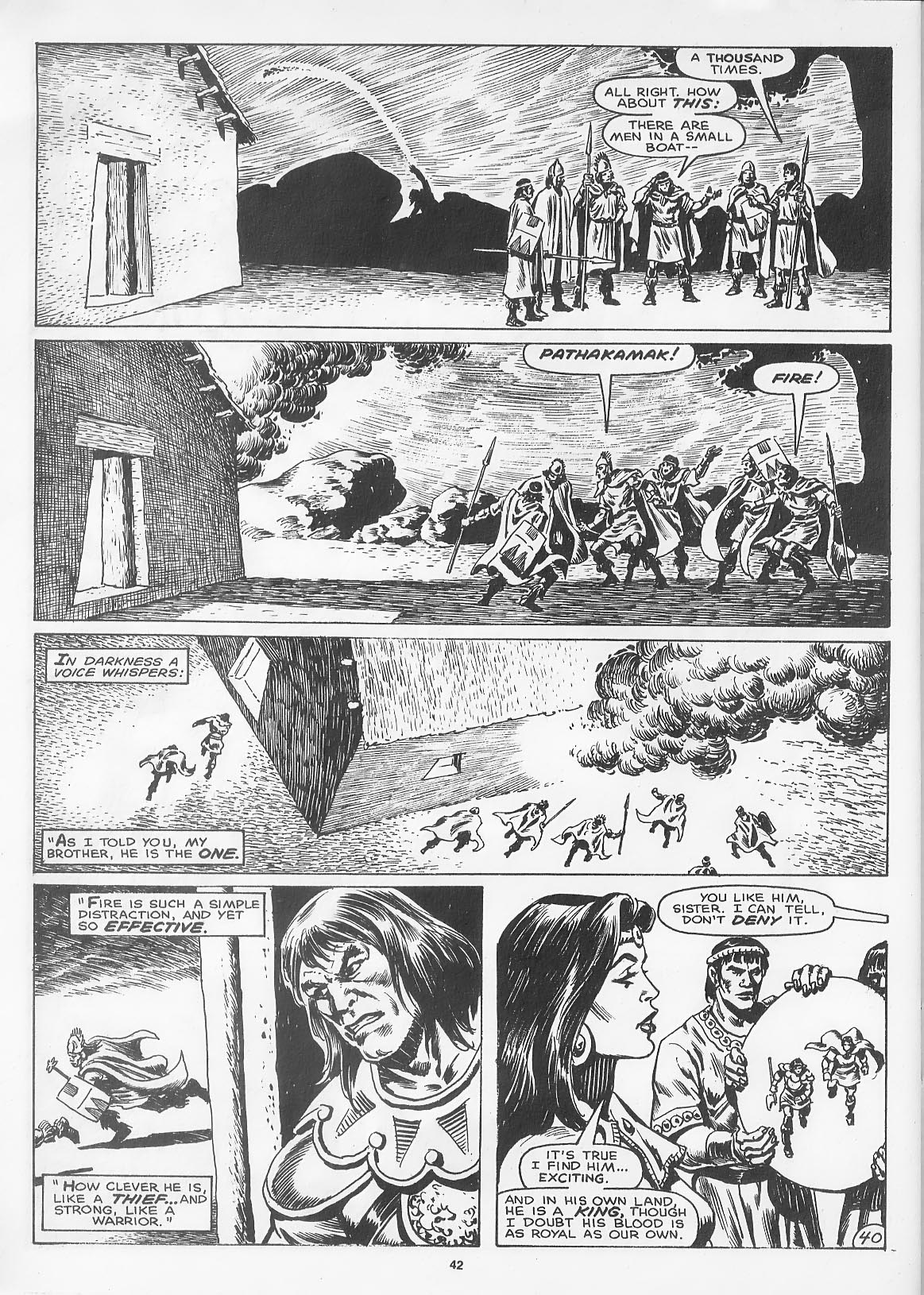 Read online The Savage Sword Of Conan comic -  Issue #166 - 44