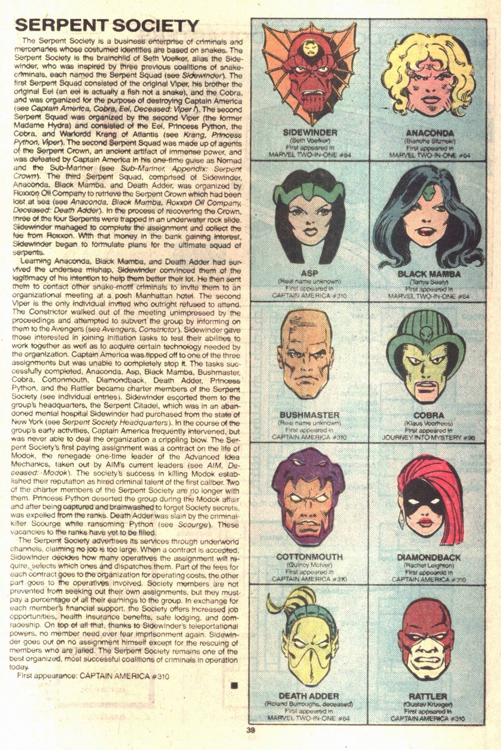 Read online The Official Handbook of the Marvel Universe Deluxe Edition comic -  Issue #11 - 41