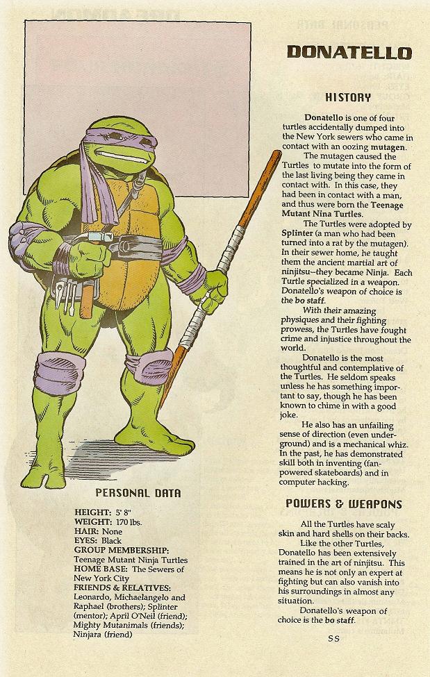 Read online Teenage Mutant Ninja Turtles Mutant Universe Sourcebook comic -  Issue #1 - 22