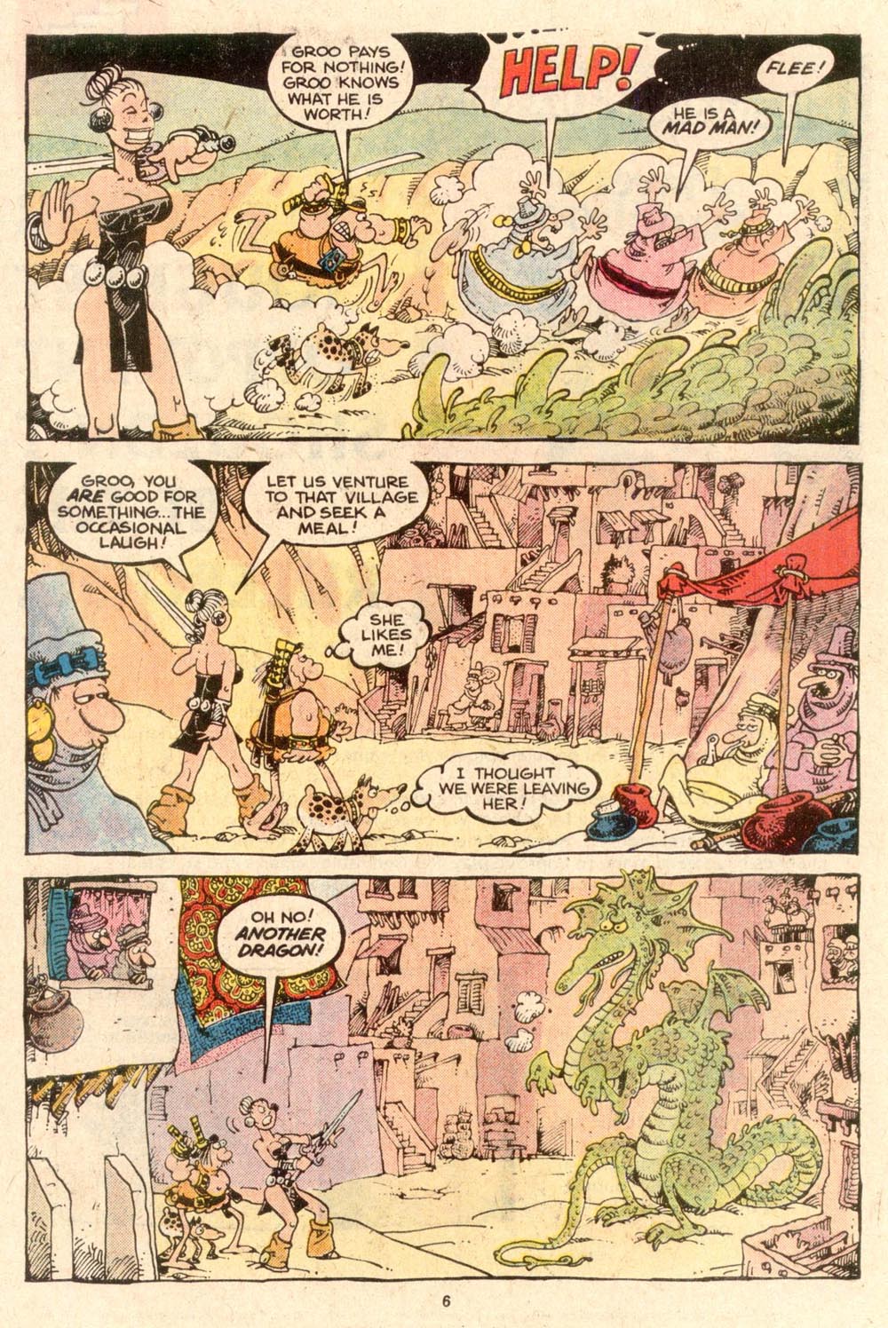 Read online Sergio Aragonés Groo the Wanderer comic -  Issue #53 - 6