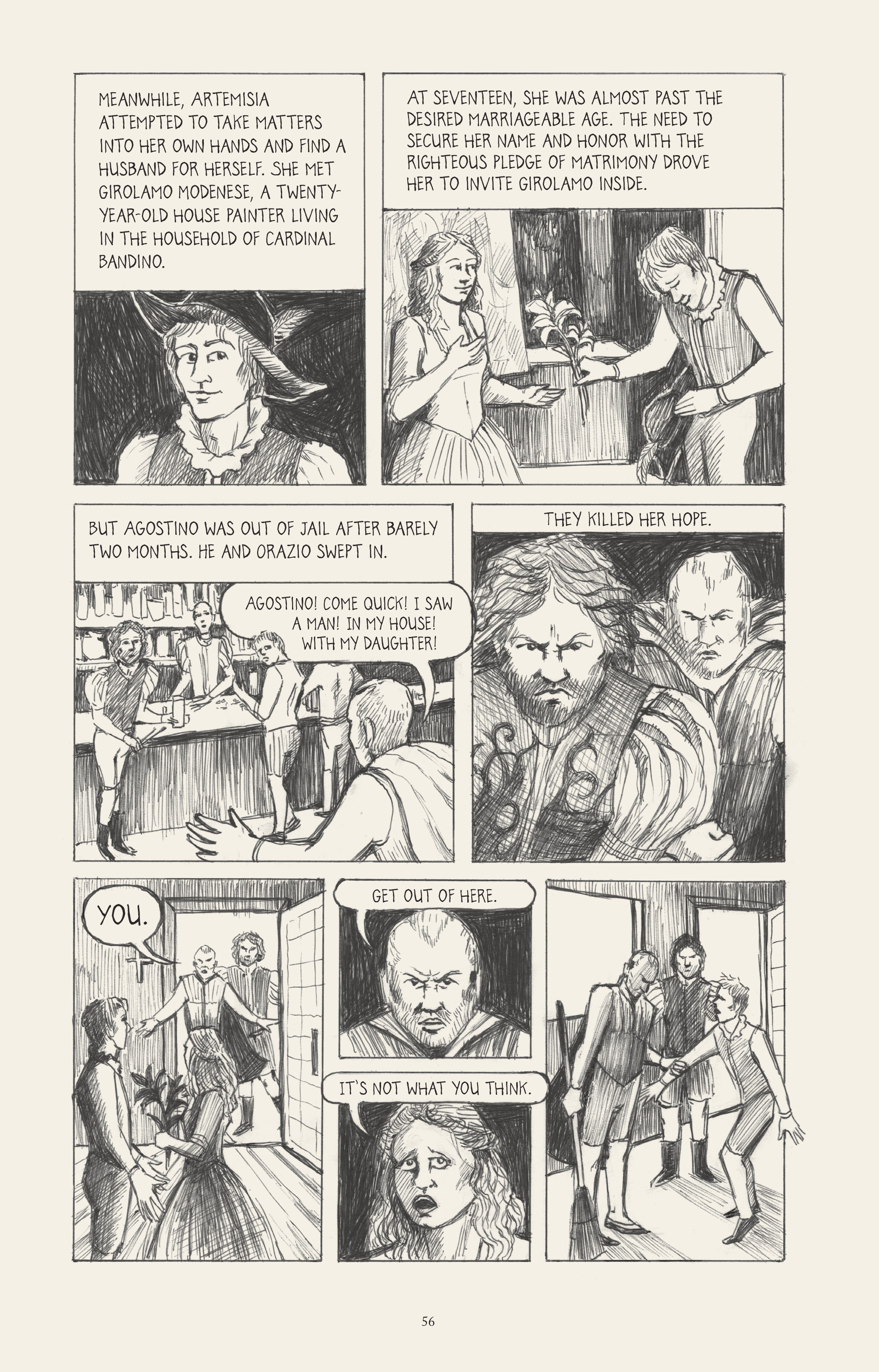 Read online I Know What I Am: The Life and Times of Artemisia Gentileschi comic -  Issue # TPB (Part 1) - 65