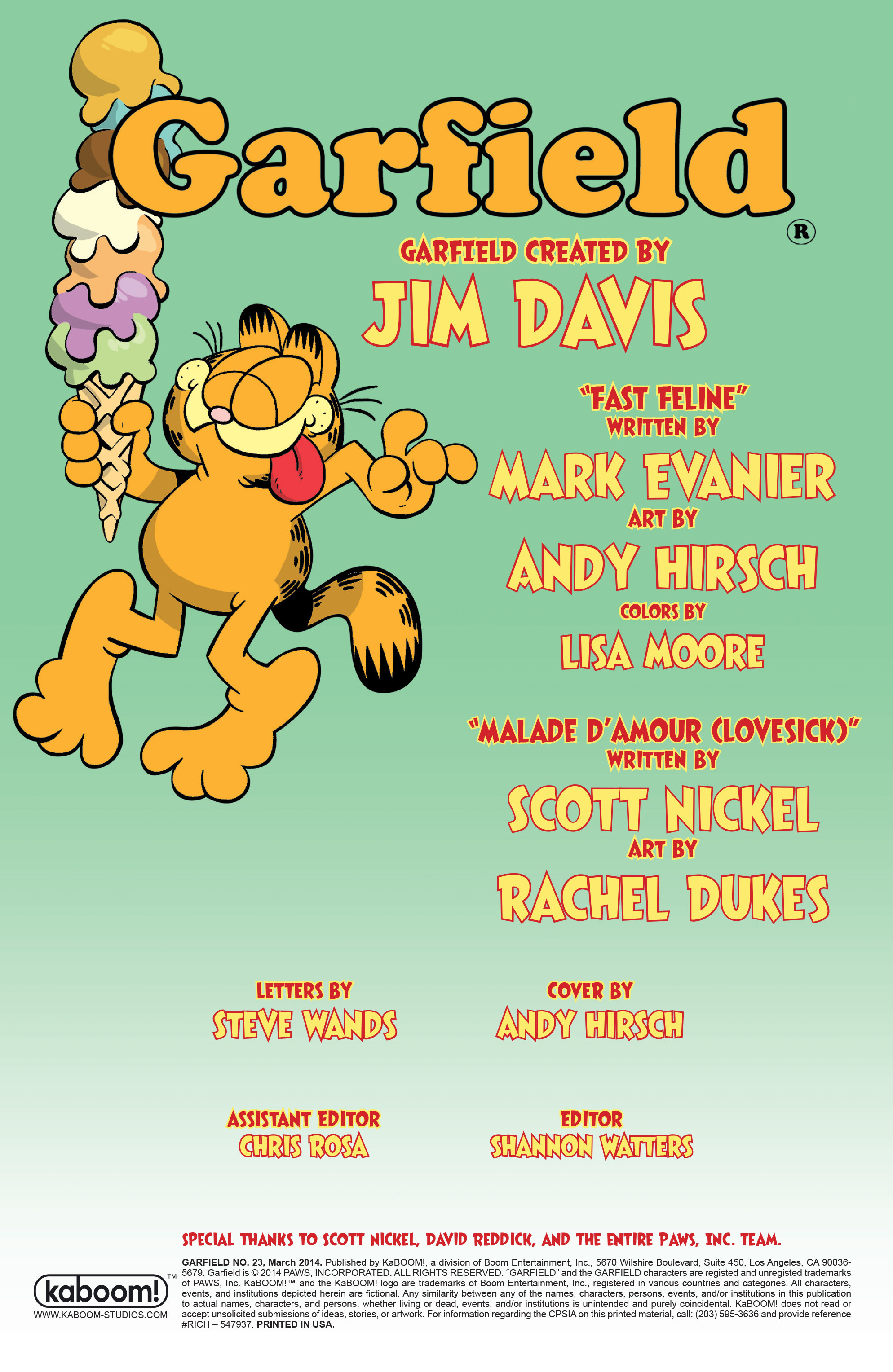 Read online Garfield comic -  Issue #23 - 2