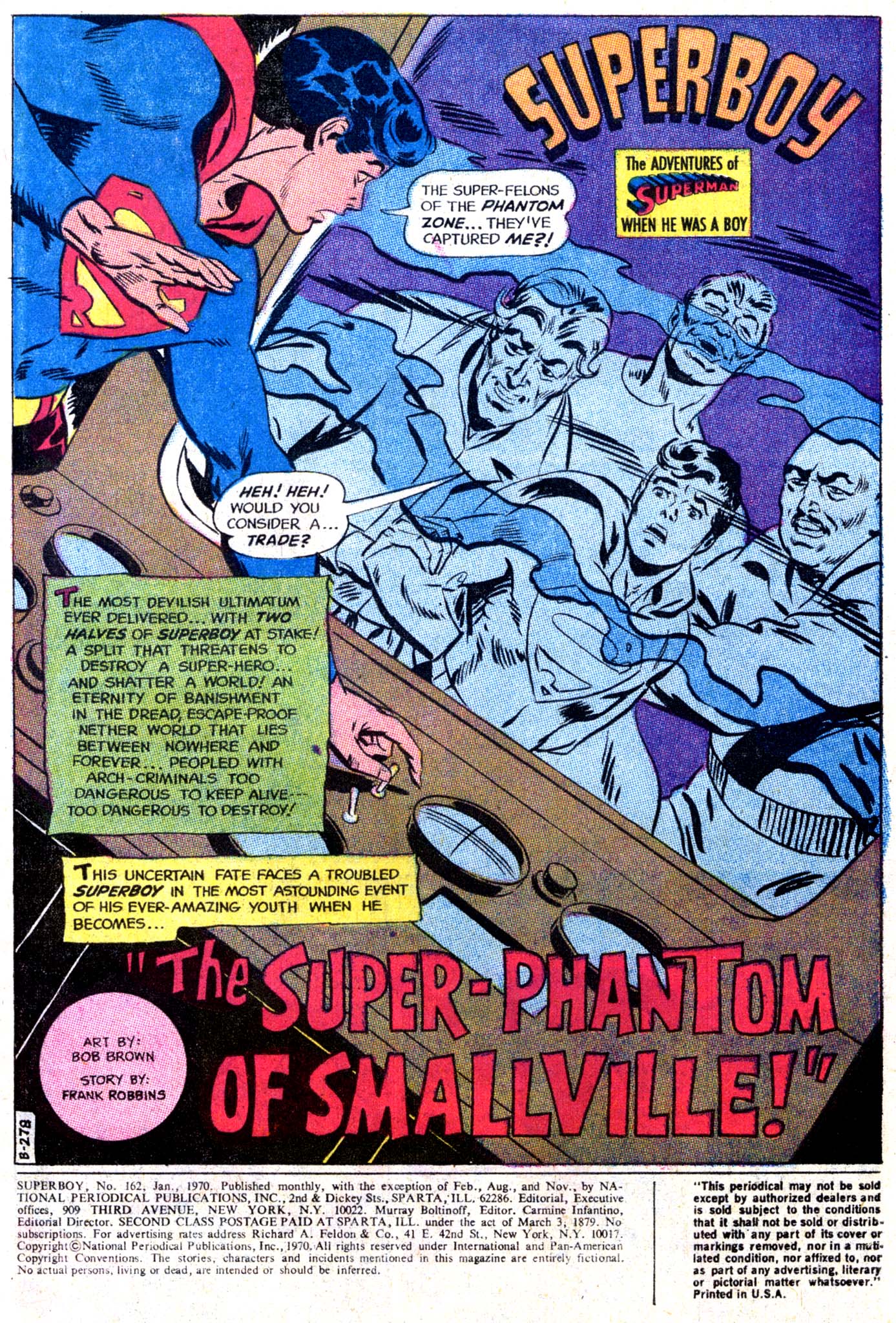 Read online Superboy (1949) comic -  Issue #162 - 2