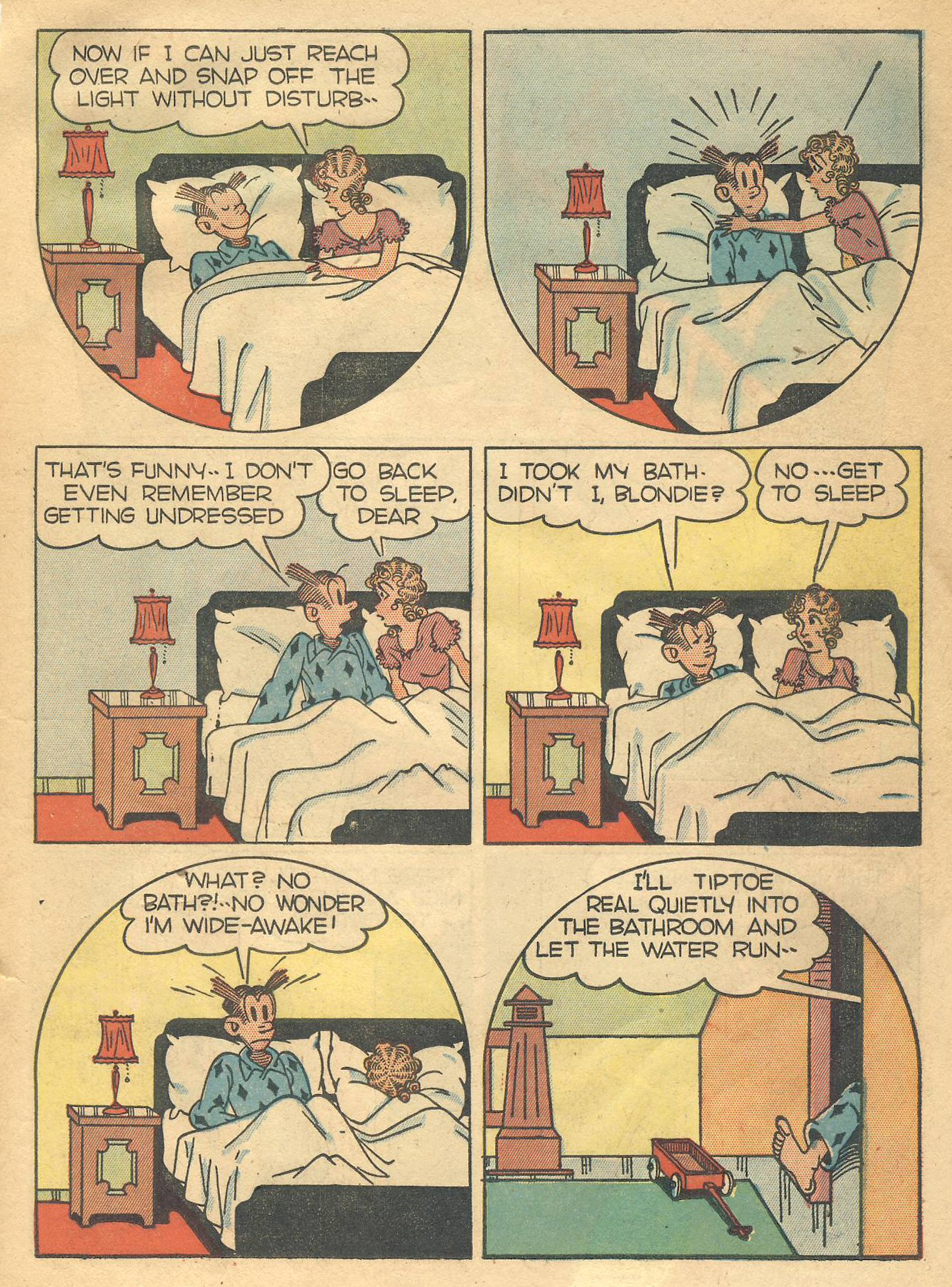 Read online Blondie Comics (1947) comic -  Issue #1 - 21