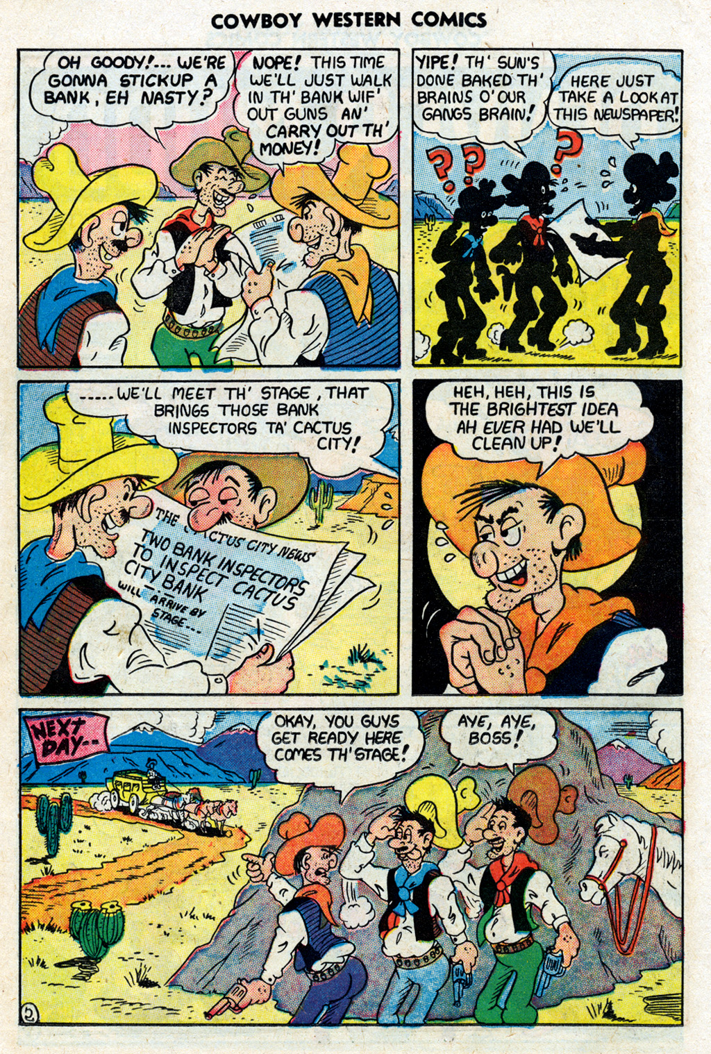 Read online Cowboy Western Comics (1948) comic -  Issue #26 - 22
