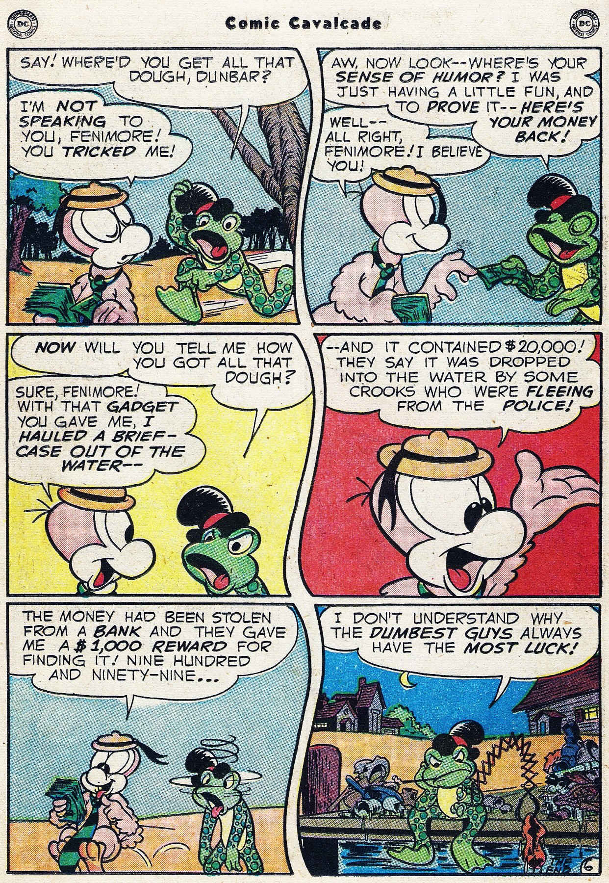 Read online Comic Cavalcade comic -  Issue #37 - 38