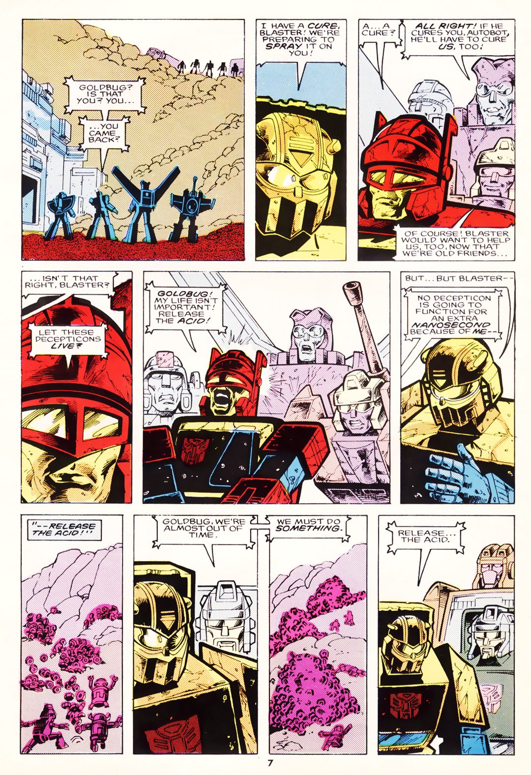 Read online The Transformers (UK) comic -  Issue #127 - 7