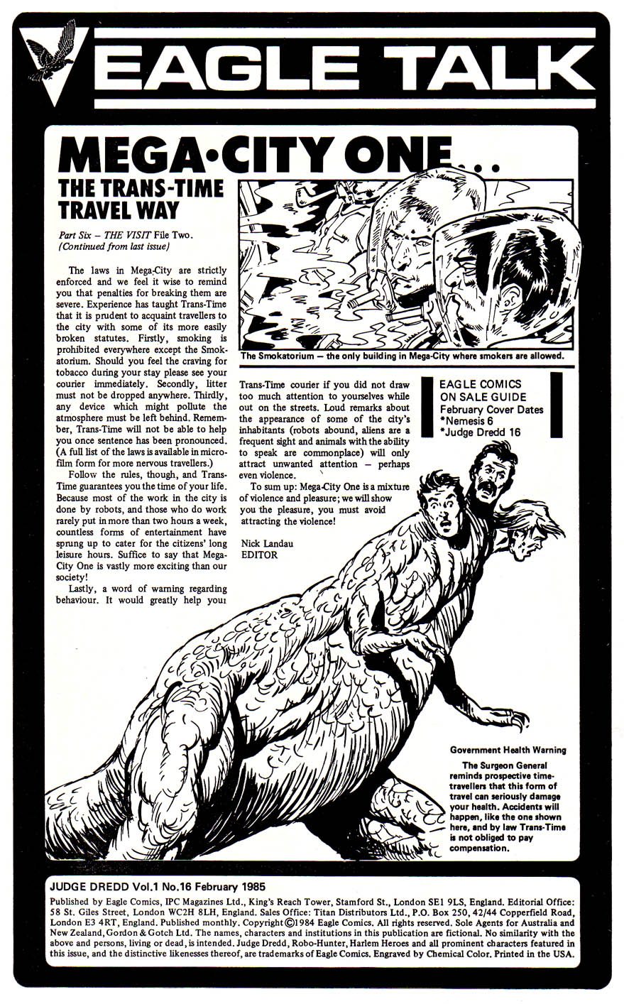 Read online Judge Dredd (1983) comic -  Issue #16 - 2