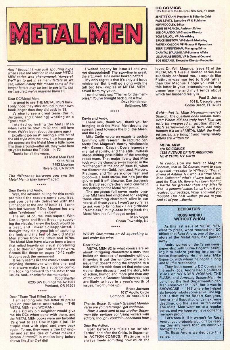 Read online Metal Men (1993) comic -  Issue #4 - 26