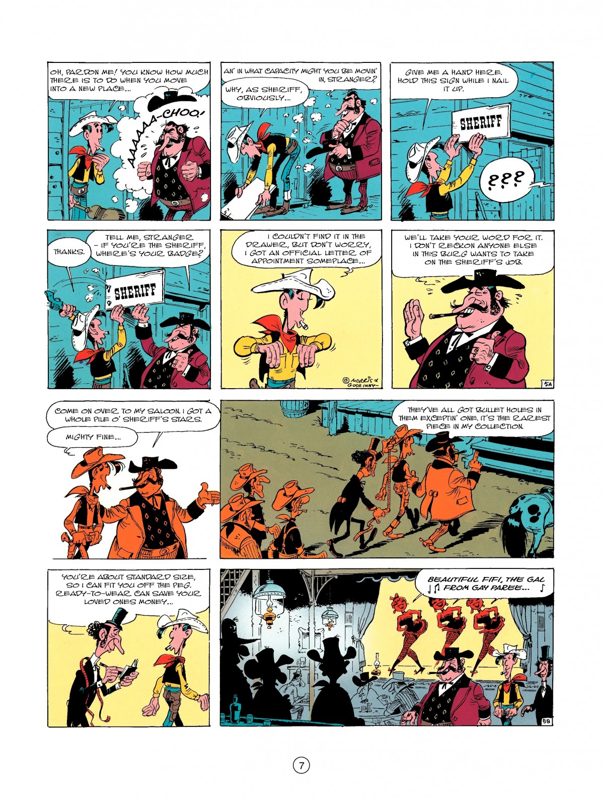Read online A Lucky Luke Adventure comic -  Issue #3 - 9