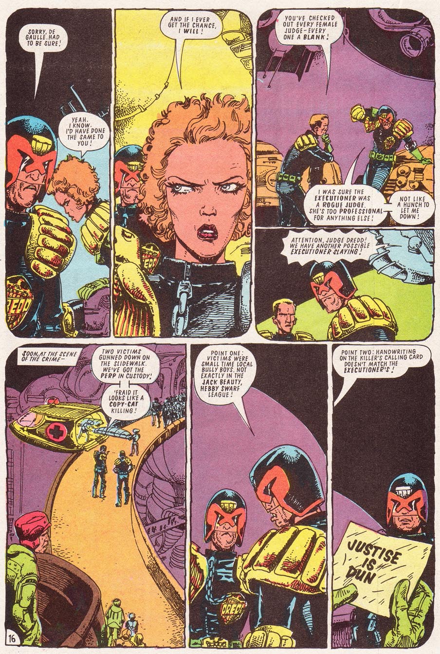 Read online Judge Dredd (1983) comic -  Issue #34 - 15
