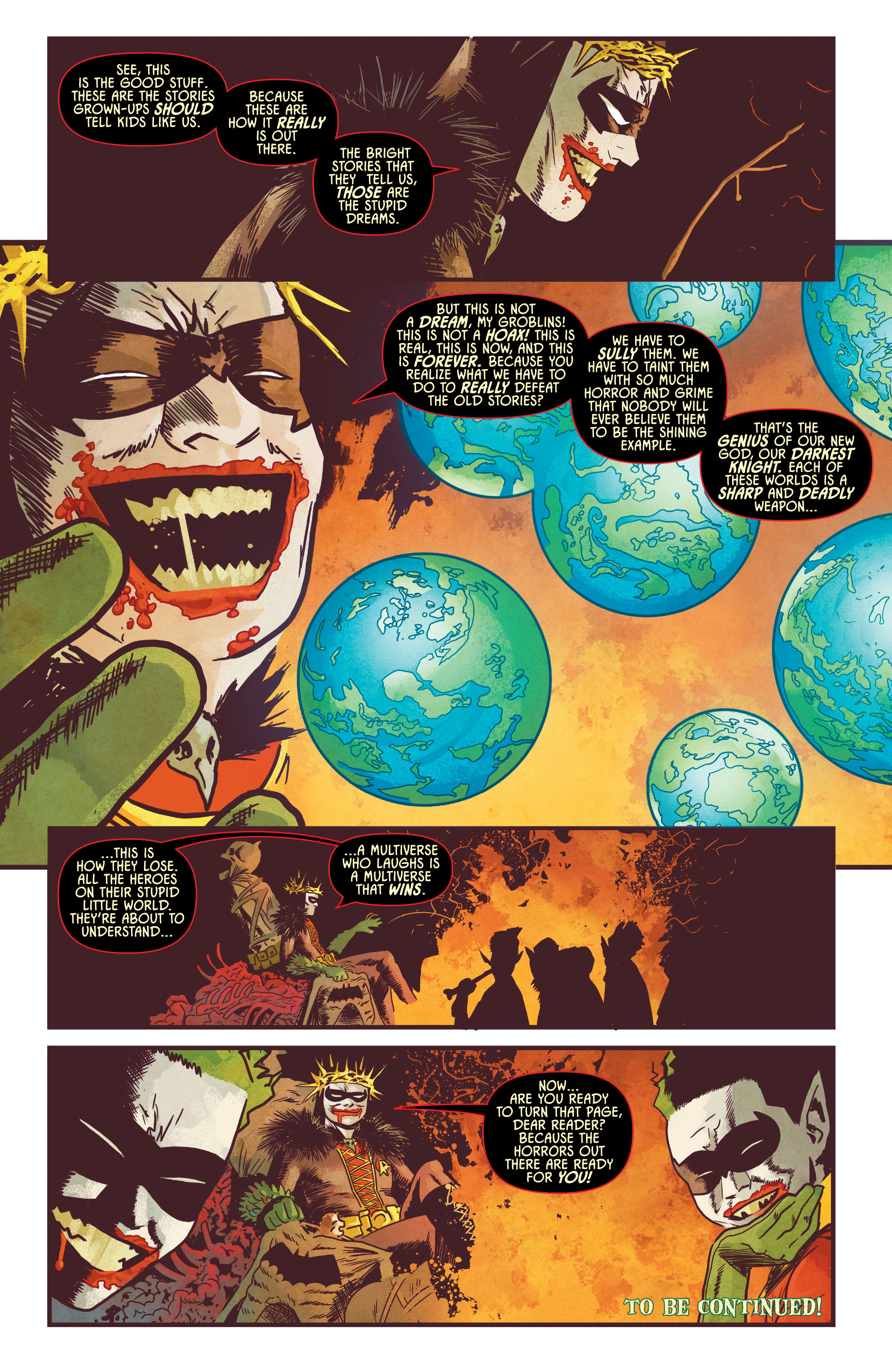 Read online Dark Nights: Death Metal - The Multiverse Who Laughs comic -  Issue # Full - 8