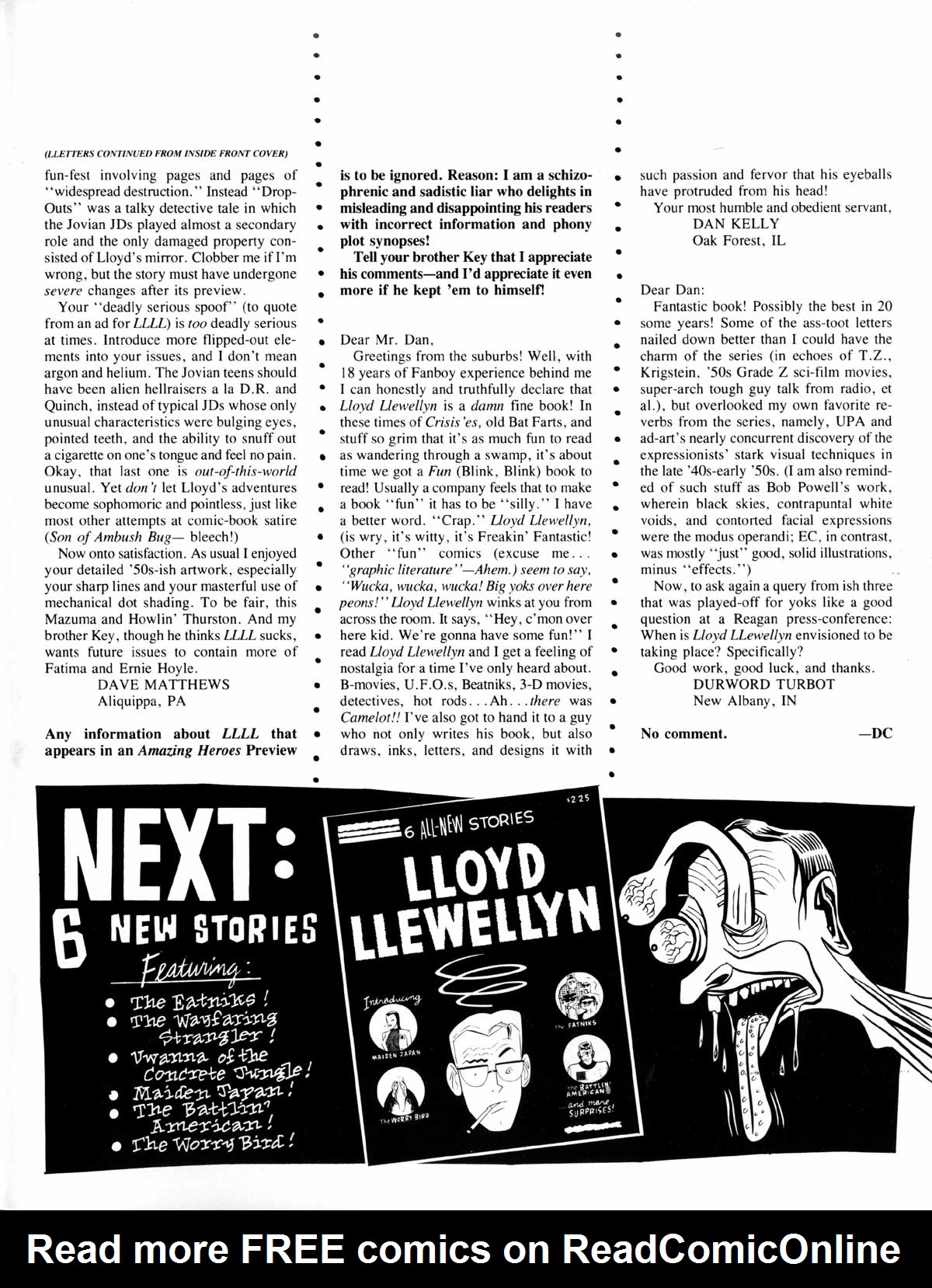 Read online Lloyd Llewellyn comic -  Issue #4 - 35