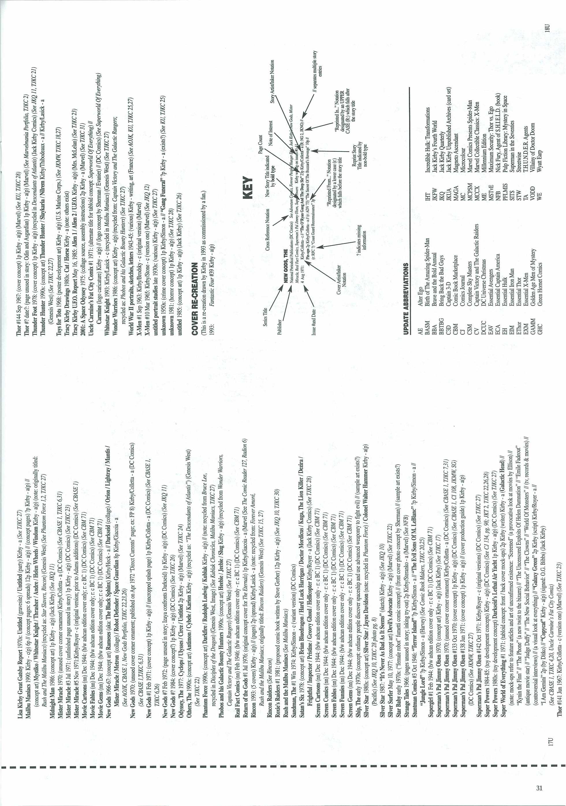 Read online The Jack Kirby Collector comic -  Issue #32 - 33