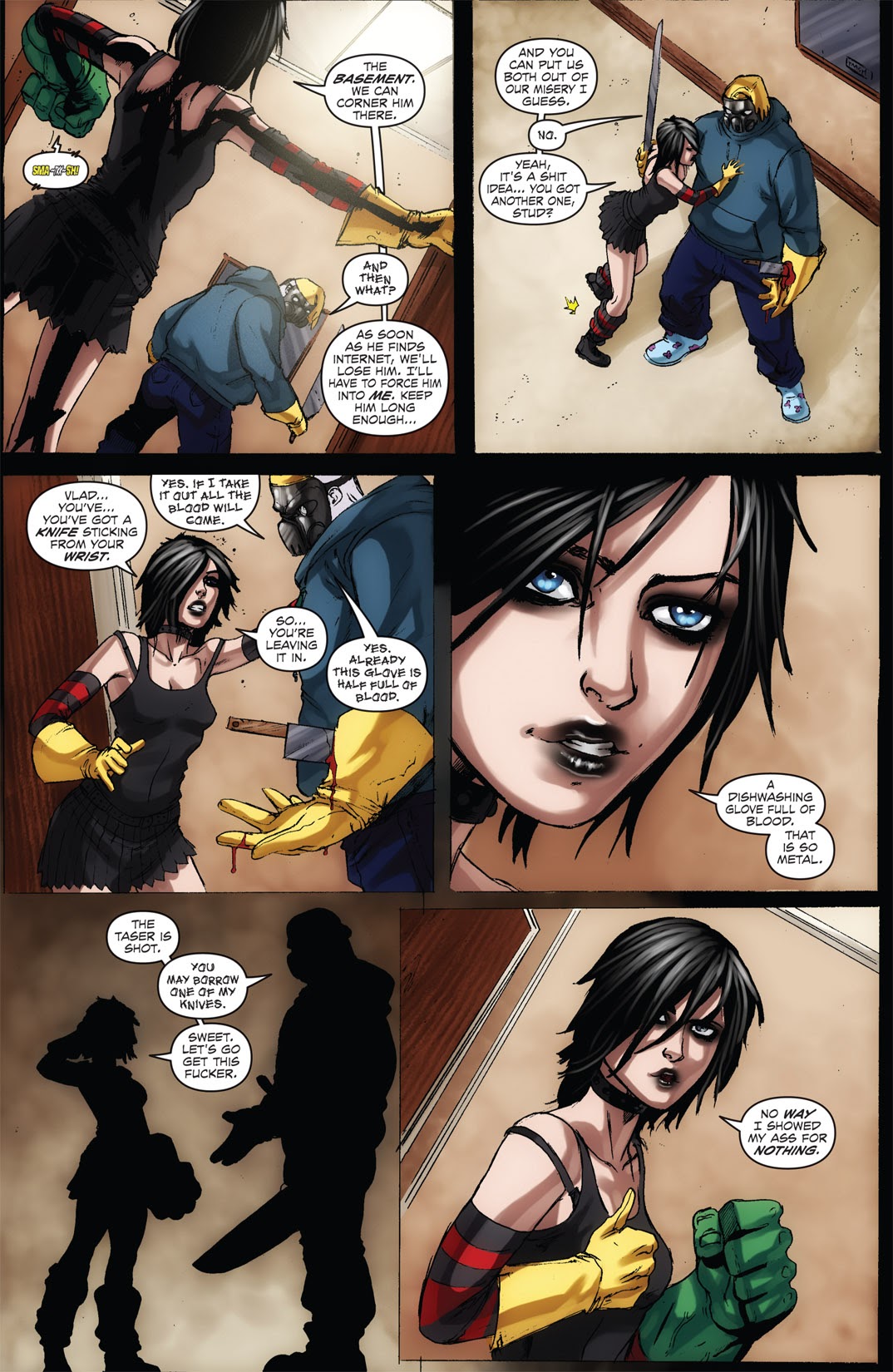 Read online Hack/Slash Annual - Suicide Girls Annual comic -  Issue # Full - 34