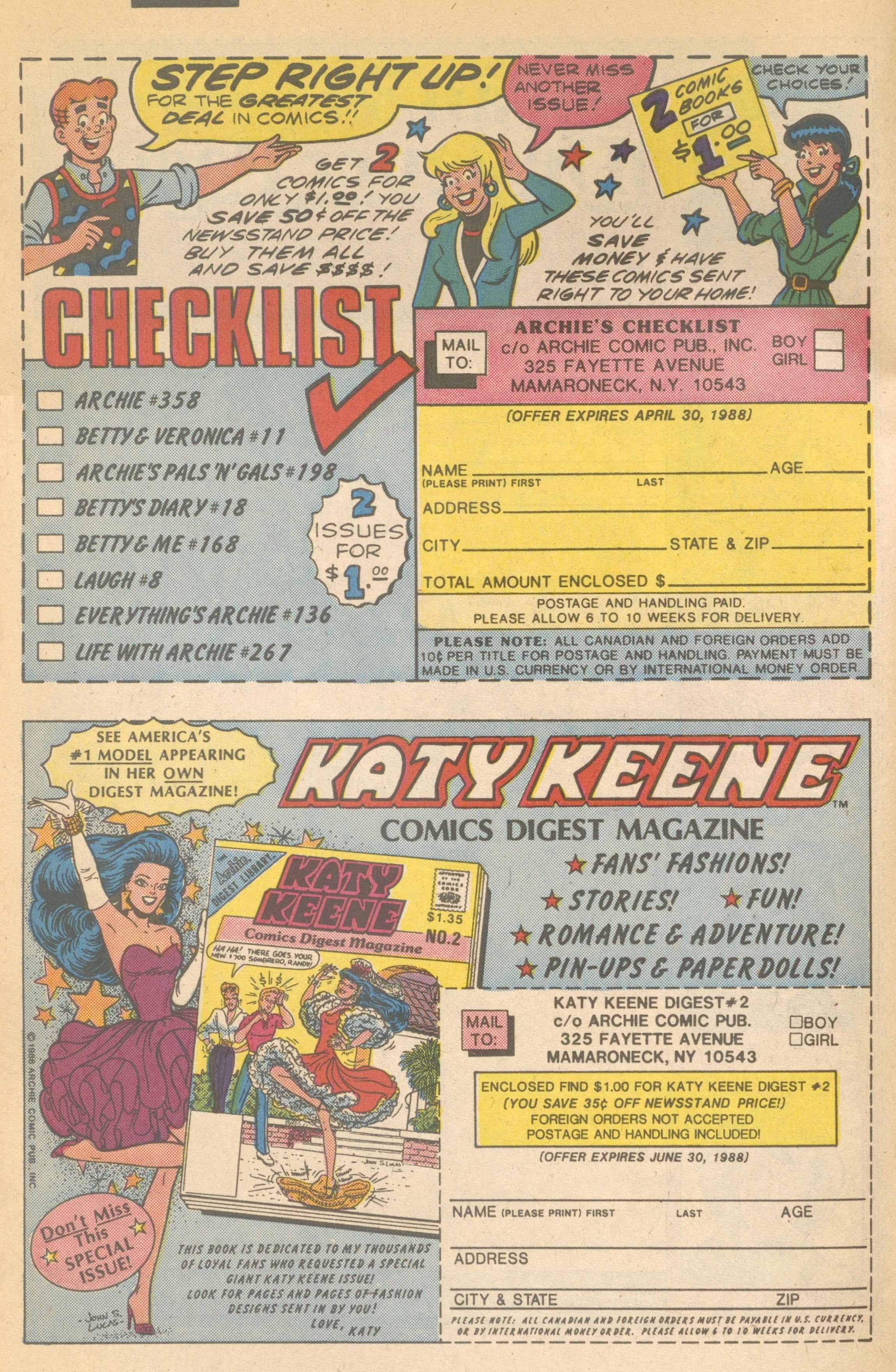 Read online Katy Keene (1983) comic -  Issue #26 - 23