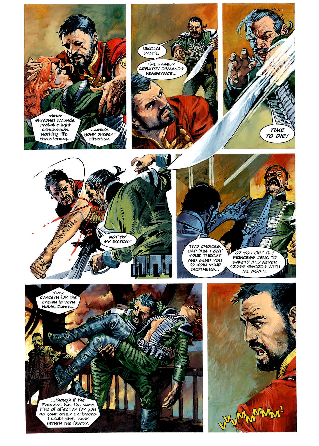Read online Nikolai Dante comic -  Issue # TPB 4 - 78