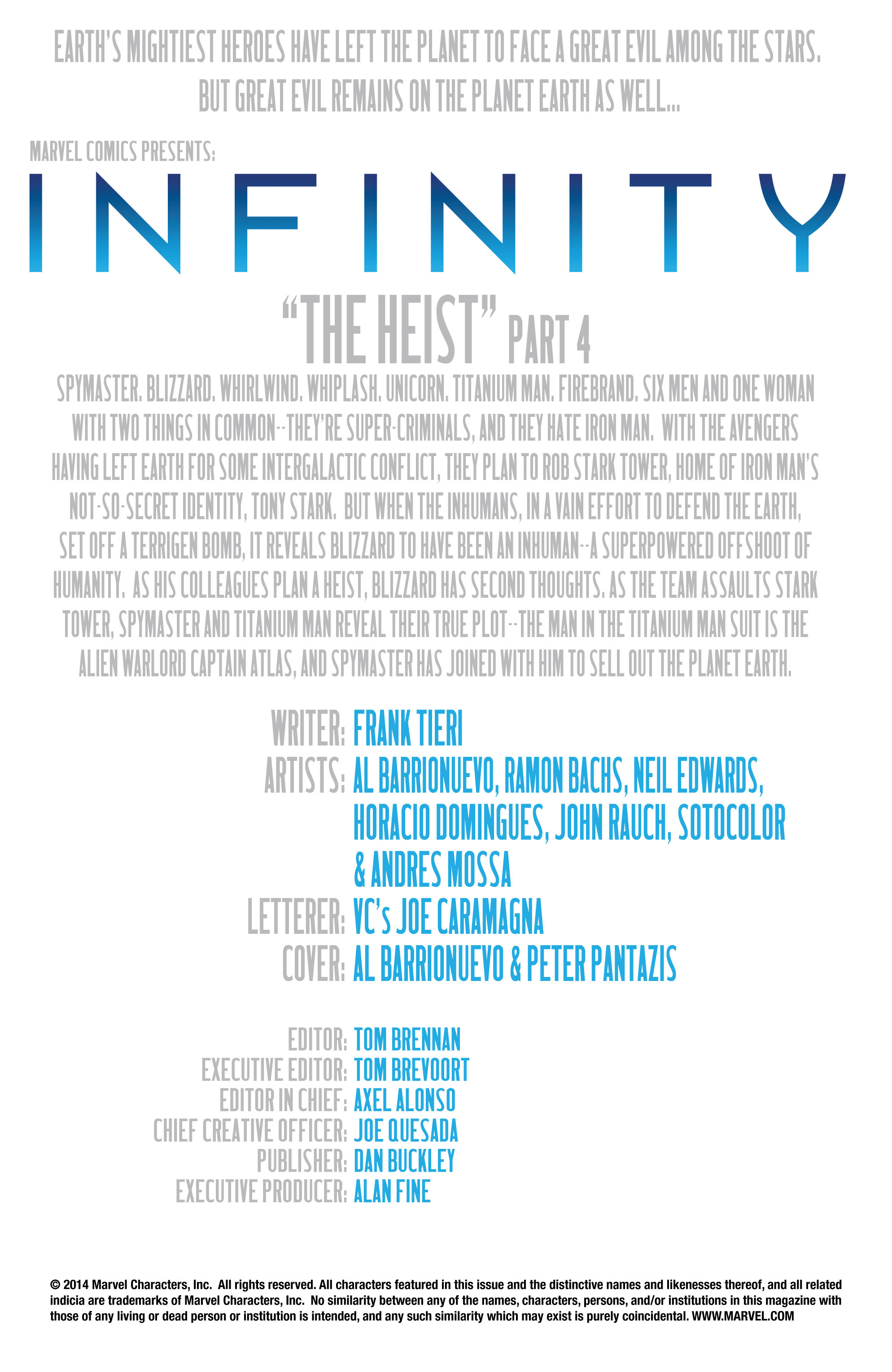 Read online Infinity: Heist comic -  Issue #4 - 2