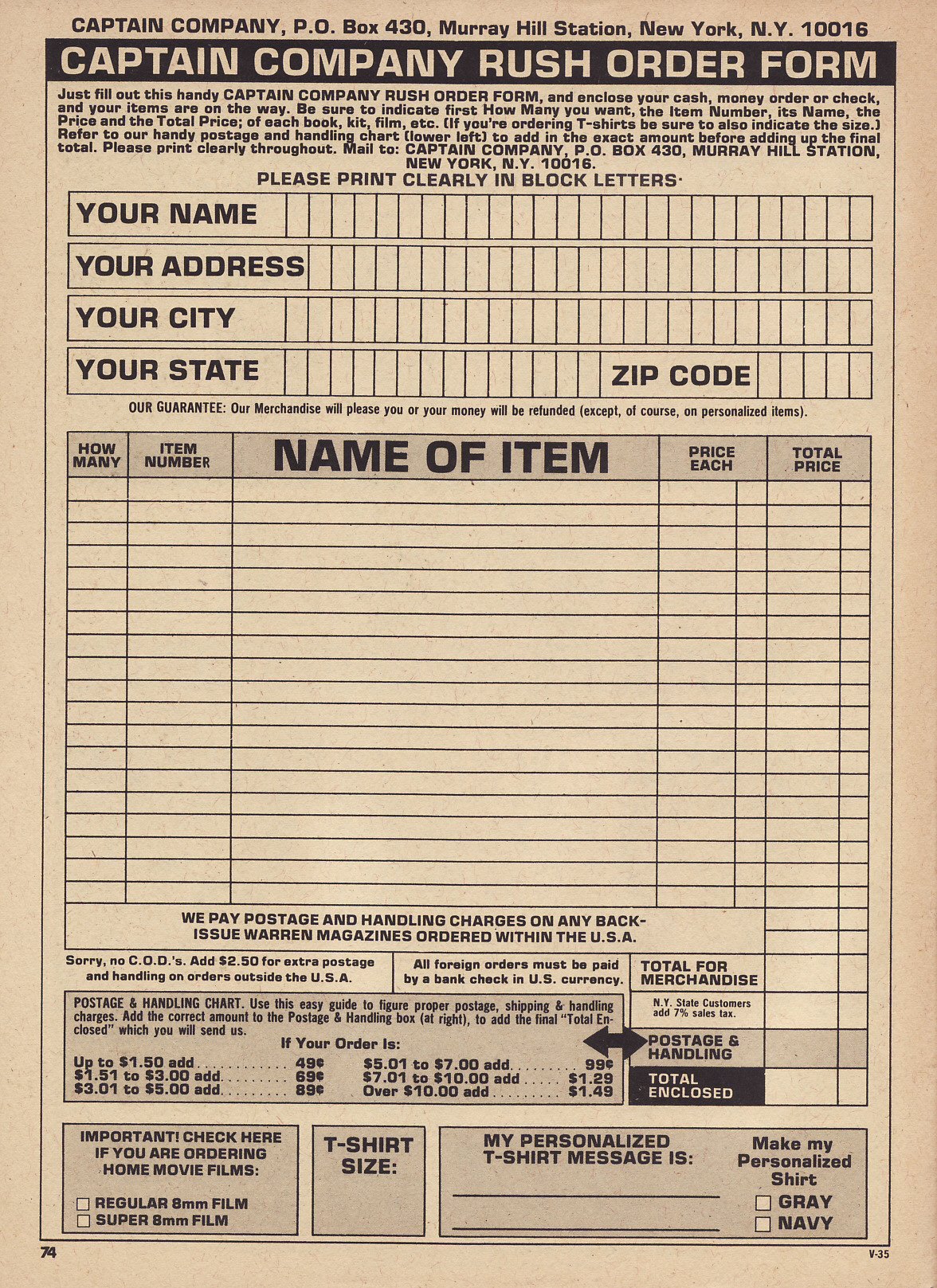 Read online Vampirella (1969) comic -  Issue #35 - 74