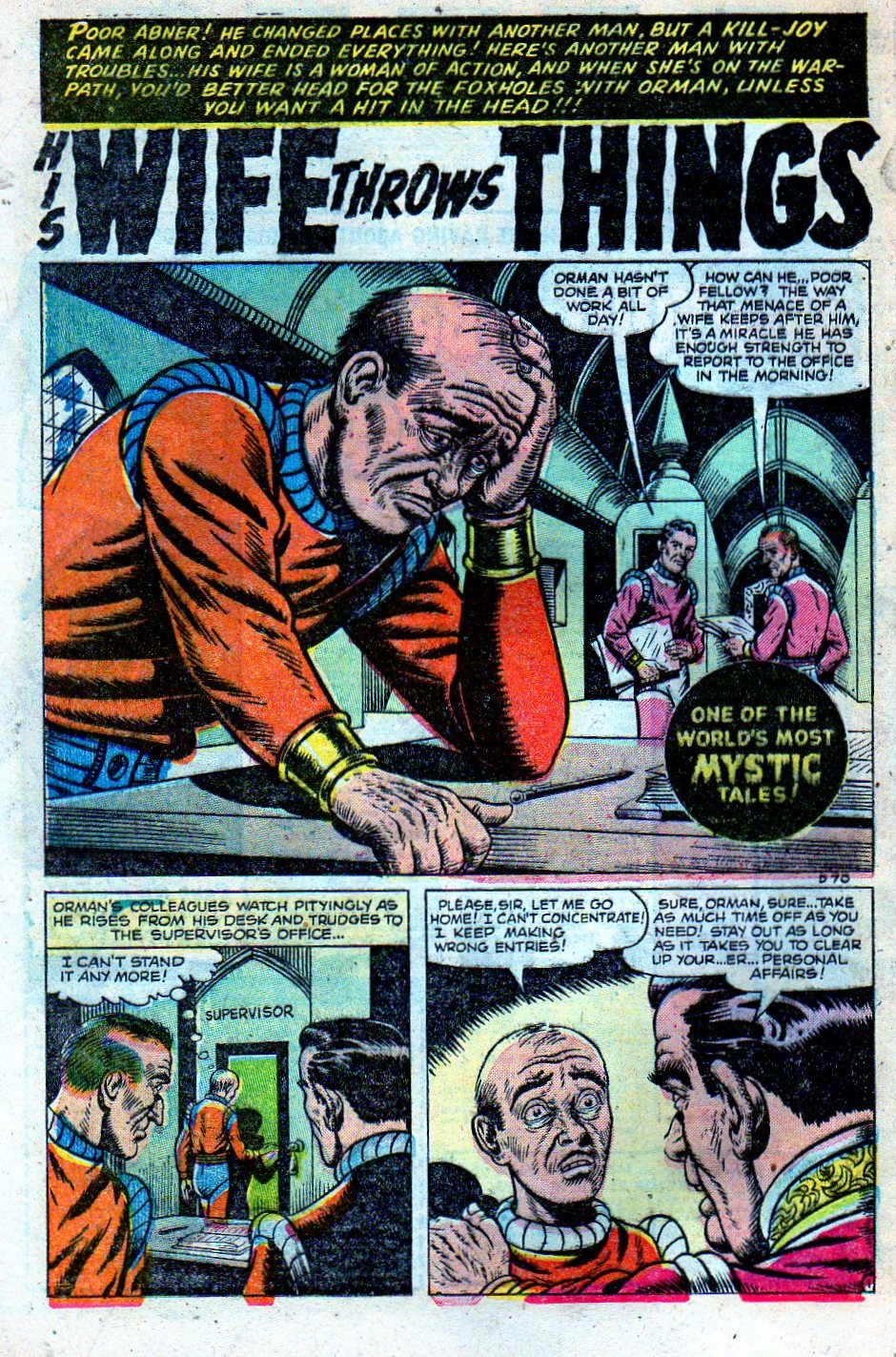 Read online Mystic (1951) comic -  Issue #24 - 24