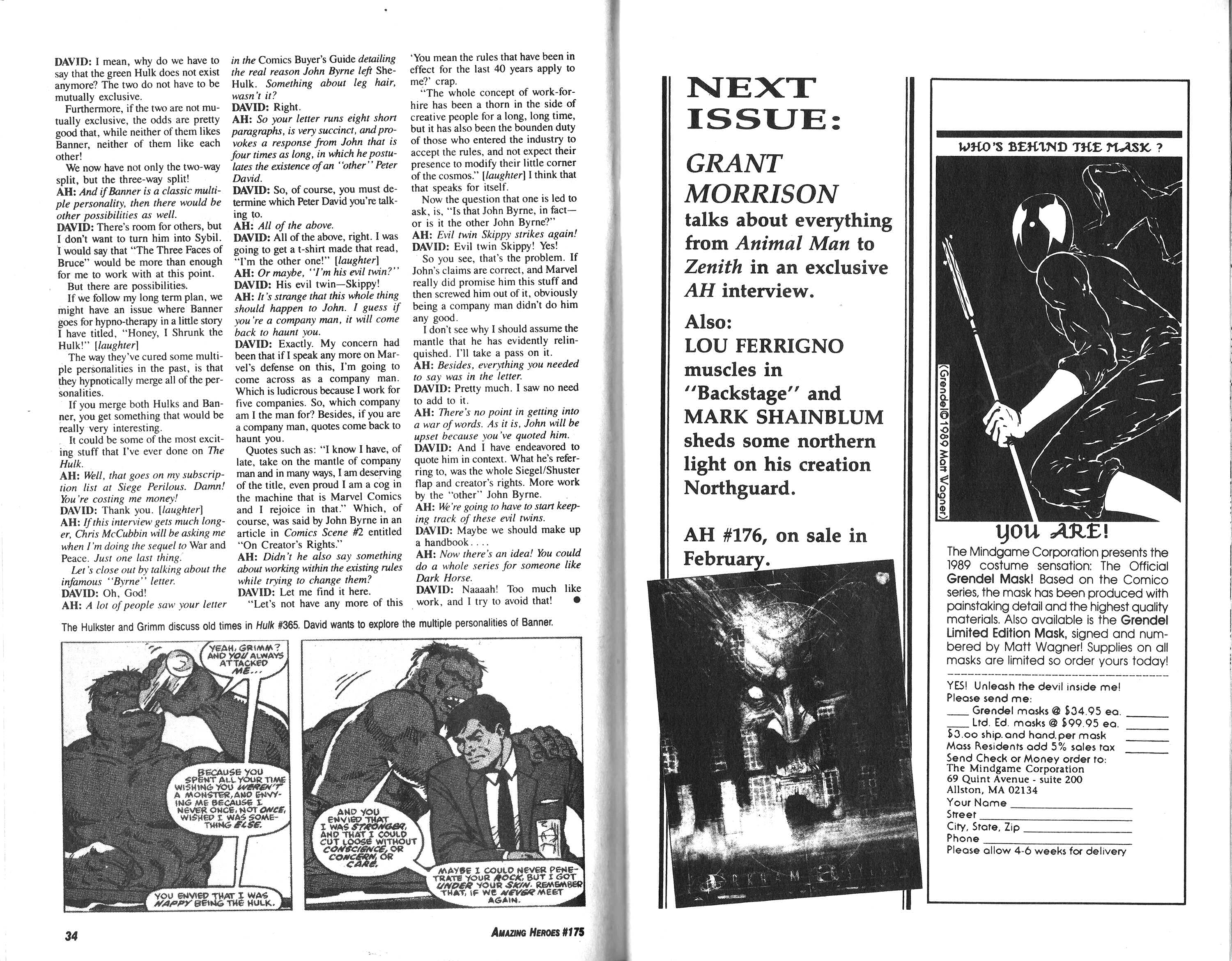 Read online Amazing Heroes comic -  Issue #175 - 18