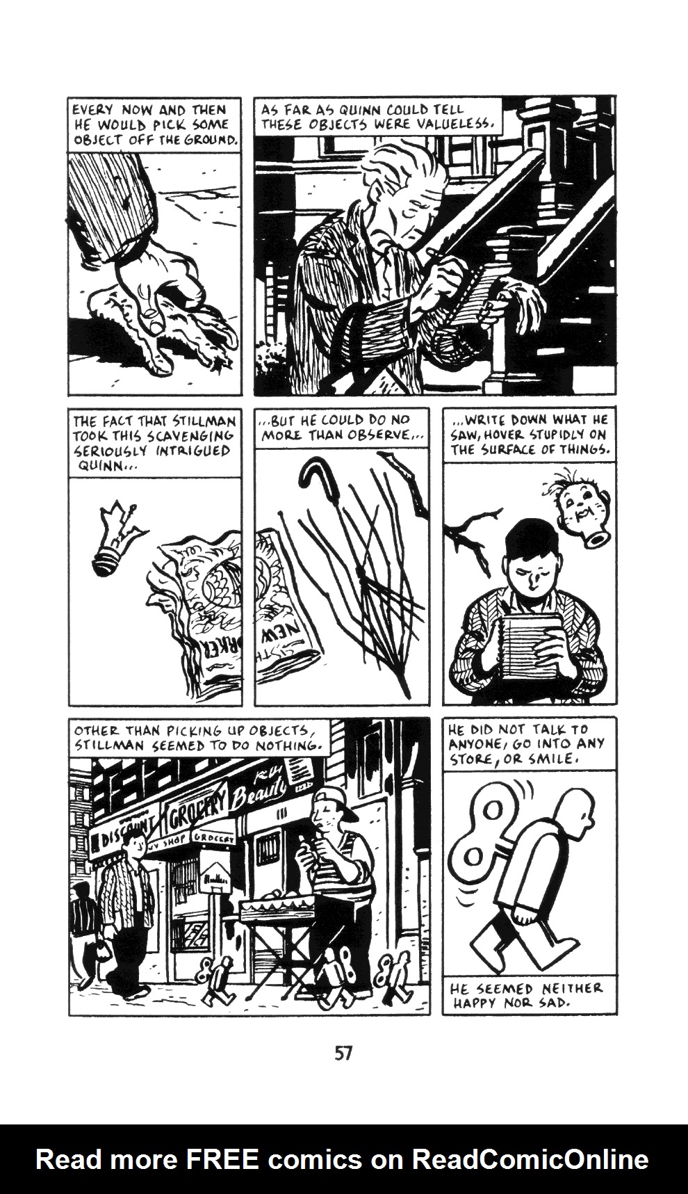 Read online Neon Lit: Paul Auster's City of Glass comic -  Issue # TPB (Part 1) - 63