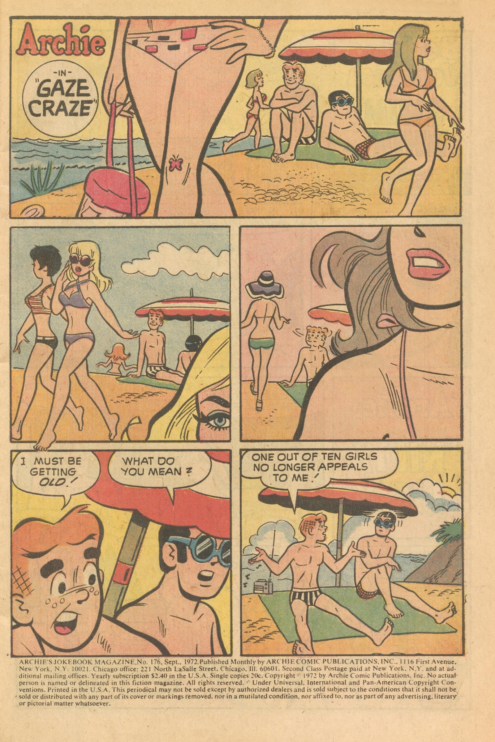 Read online Archie's Joke Book Magazine comic -  Issue #176 - 3