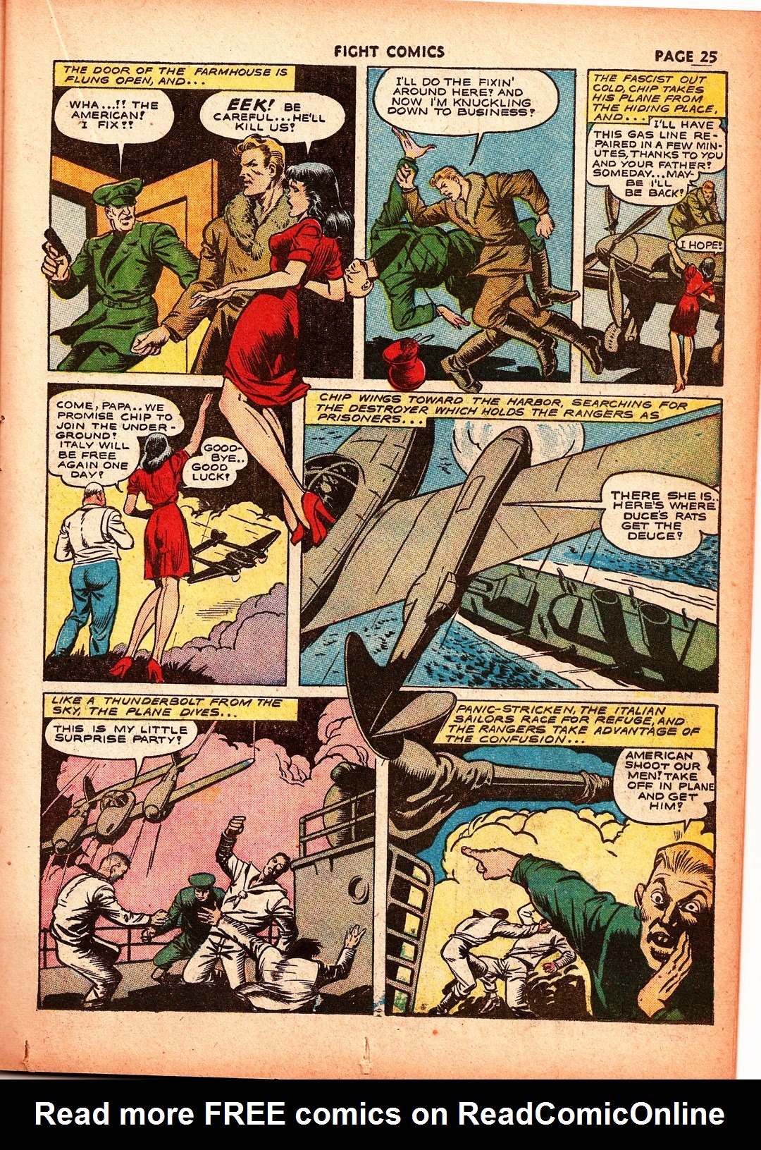 Read online Fight Comics comic -  Issue #26 - 27