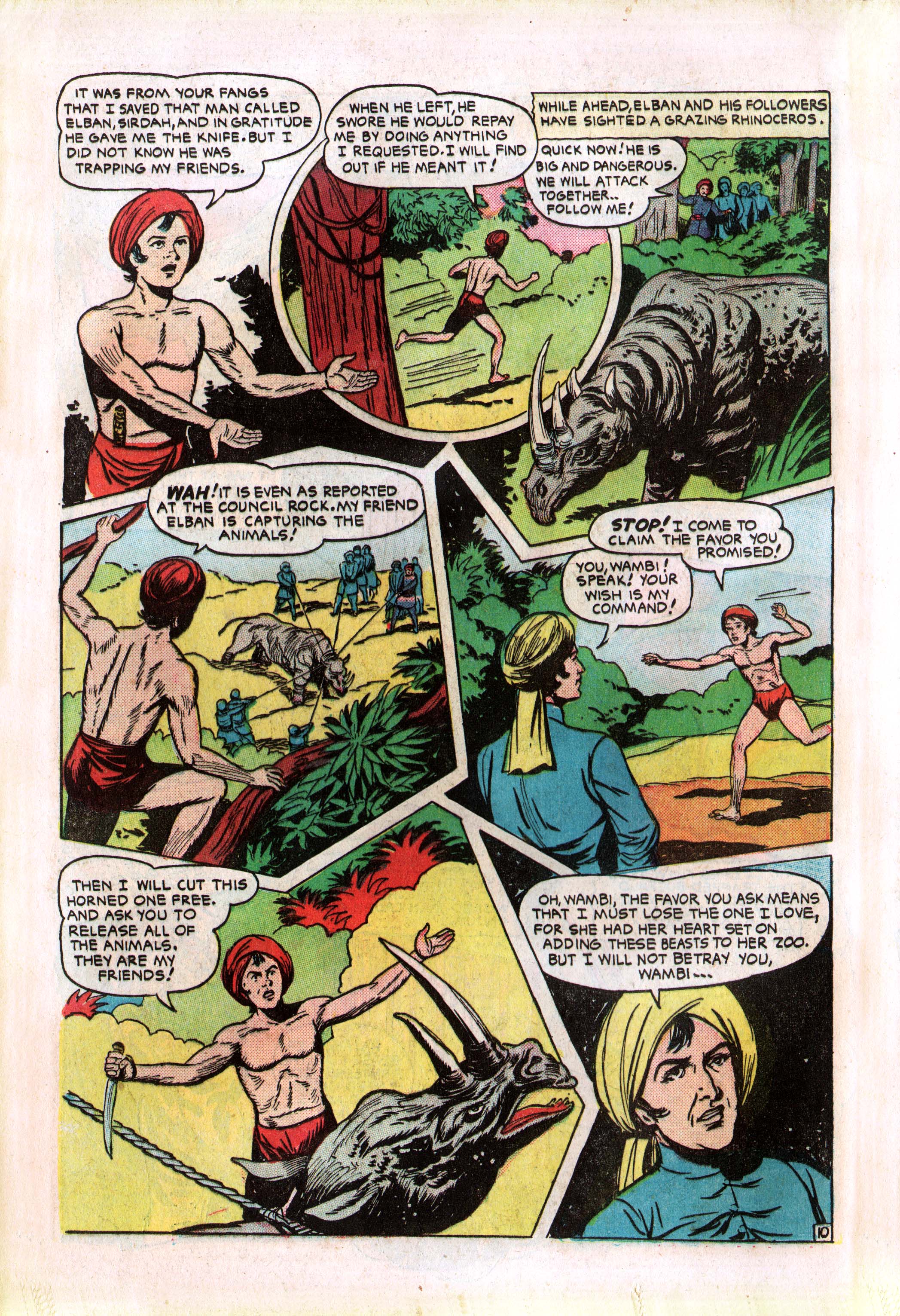 Read online Wambi Jungle Boy comic -  Issue #8 - 12