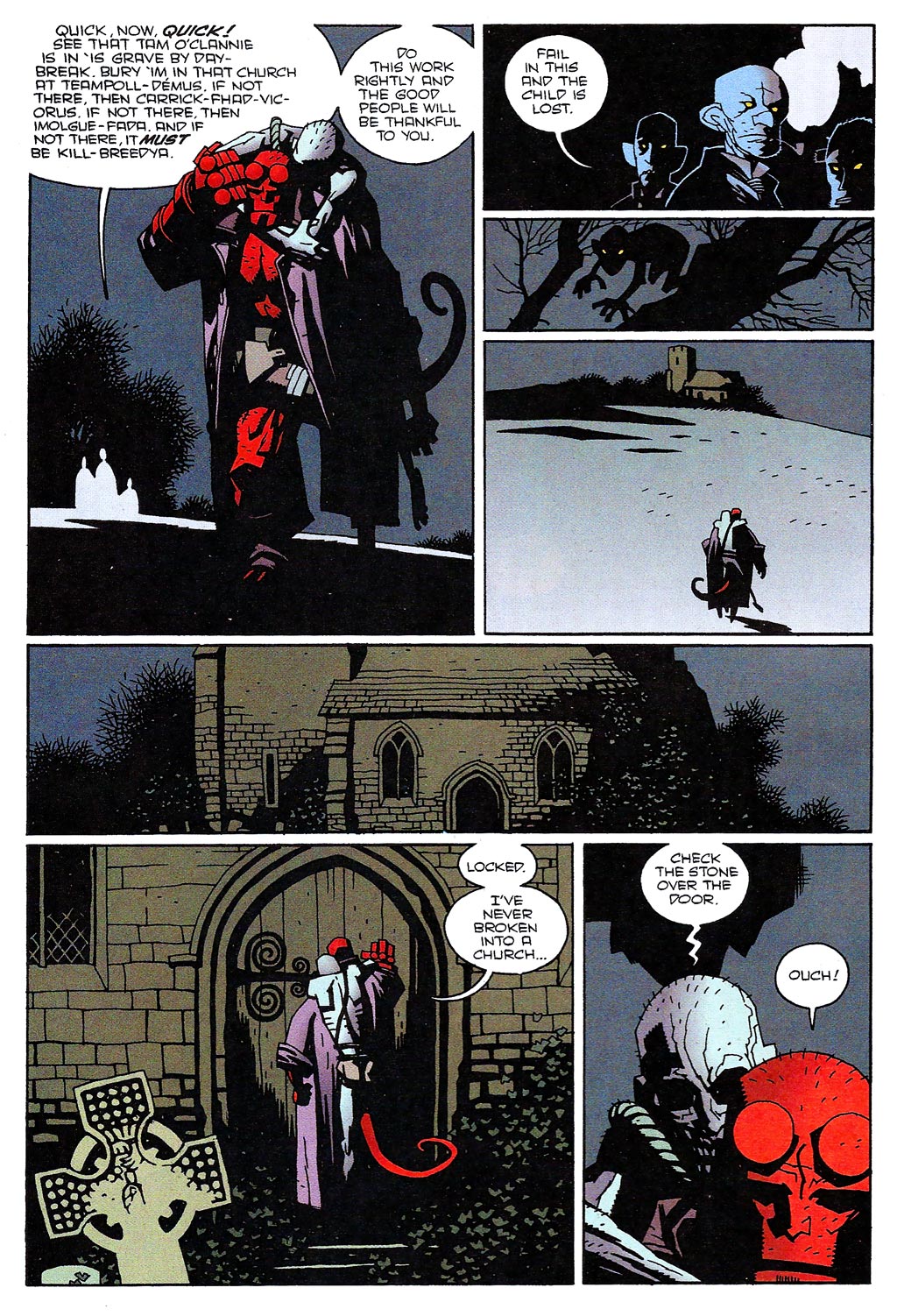 Read online Hellboy: The Corpse and the Iron Shoes comic -  Issue # Full - 10