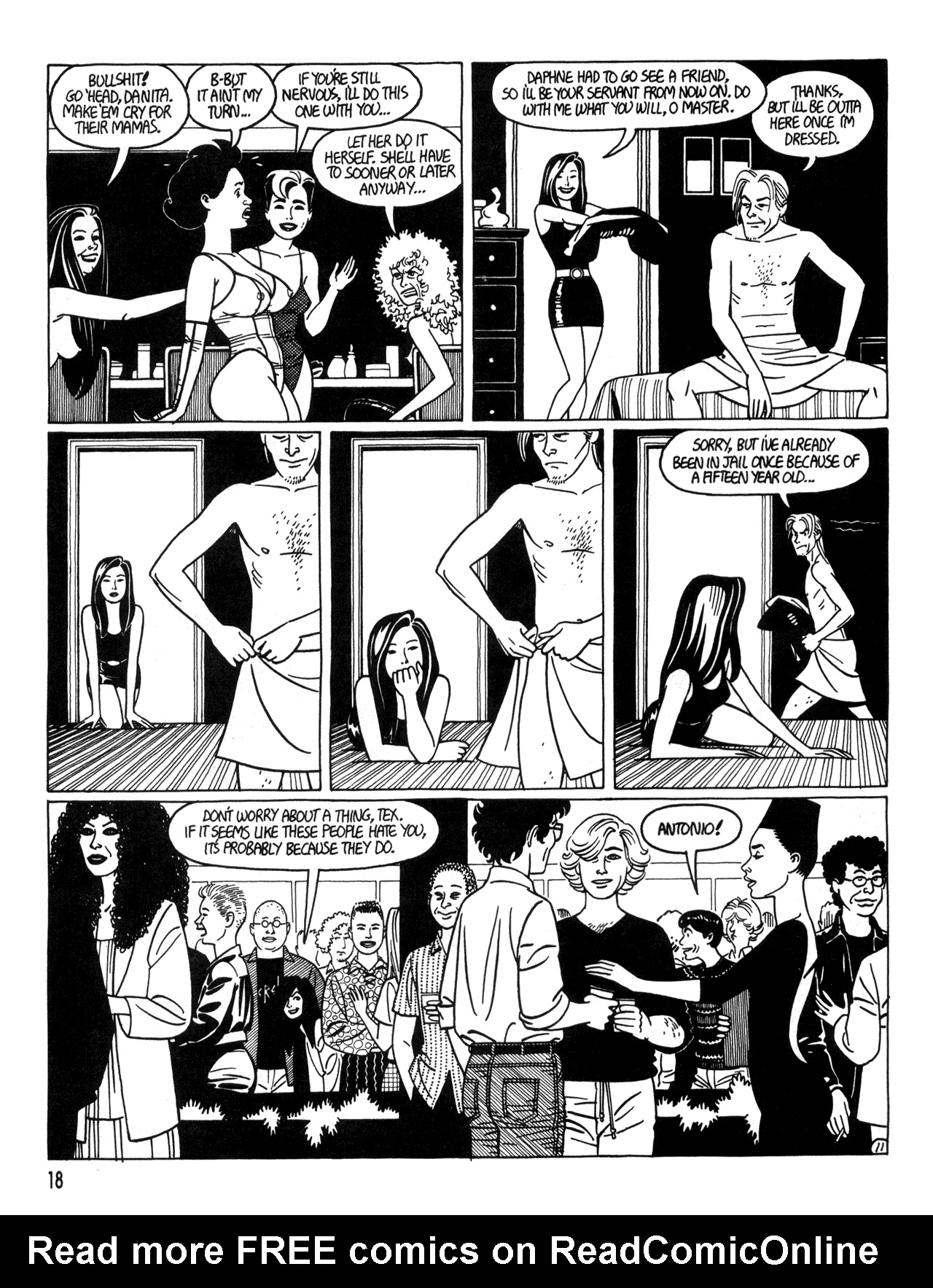 Read online Love and Rockets (1982) comic -  Issue #34 - 20