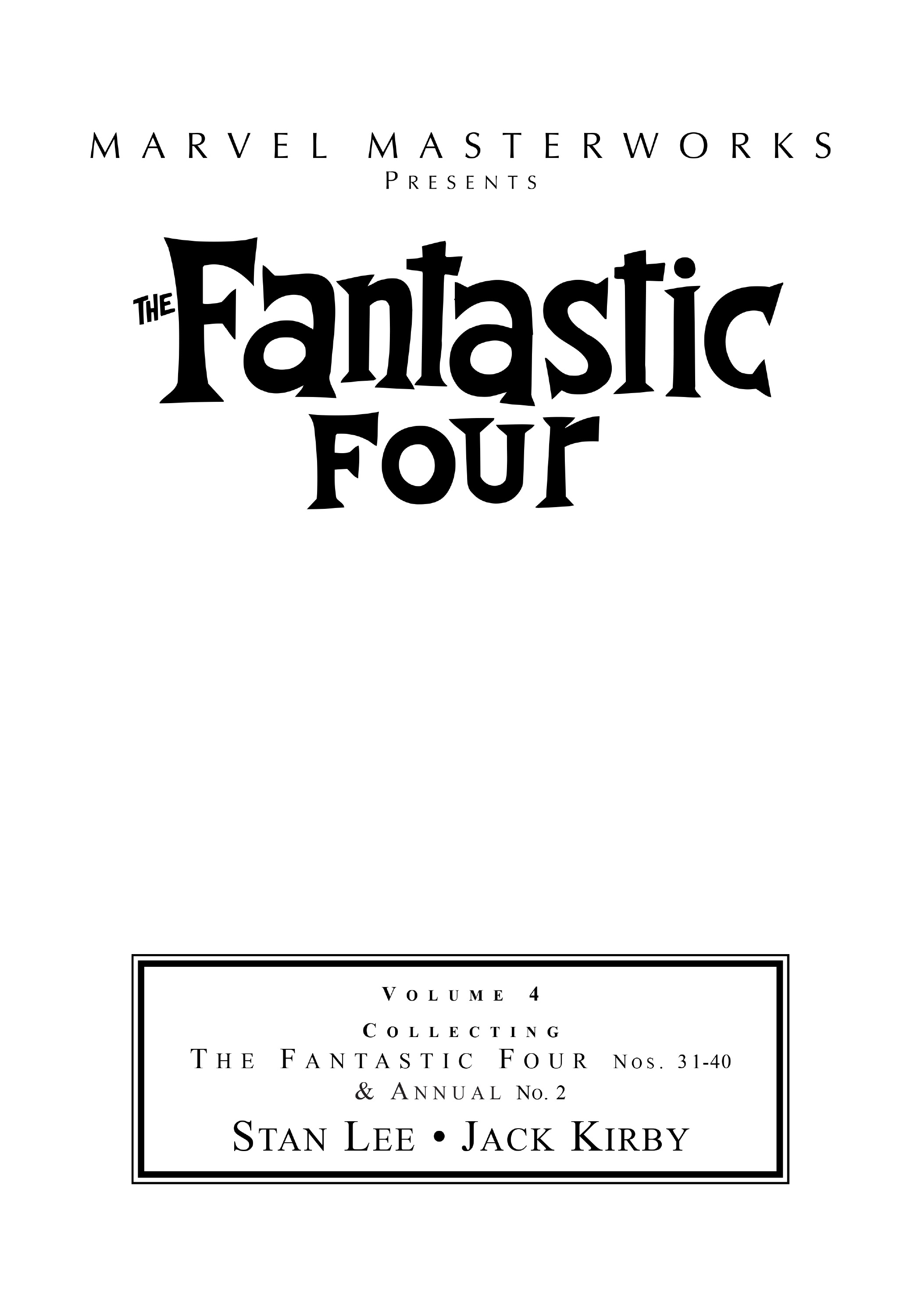 Read online Marvel Masterworks: The Fantastic Four comic -  Issue # TPB 4 (Part 1) - 2