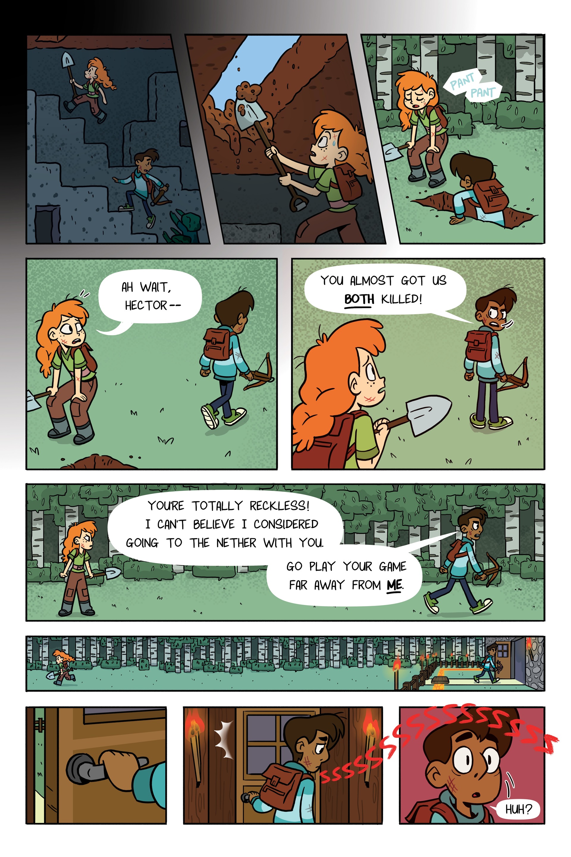 Read online Minecraft: Open World – Into the Nether comic -  Issue # TPB - 27
