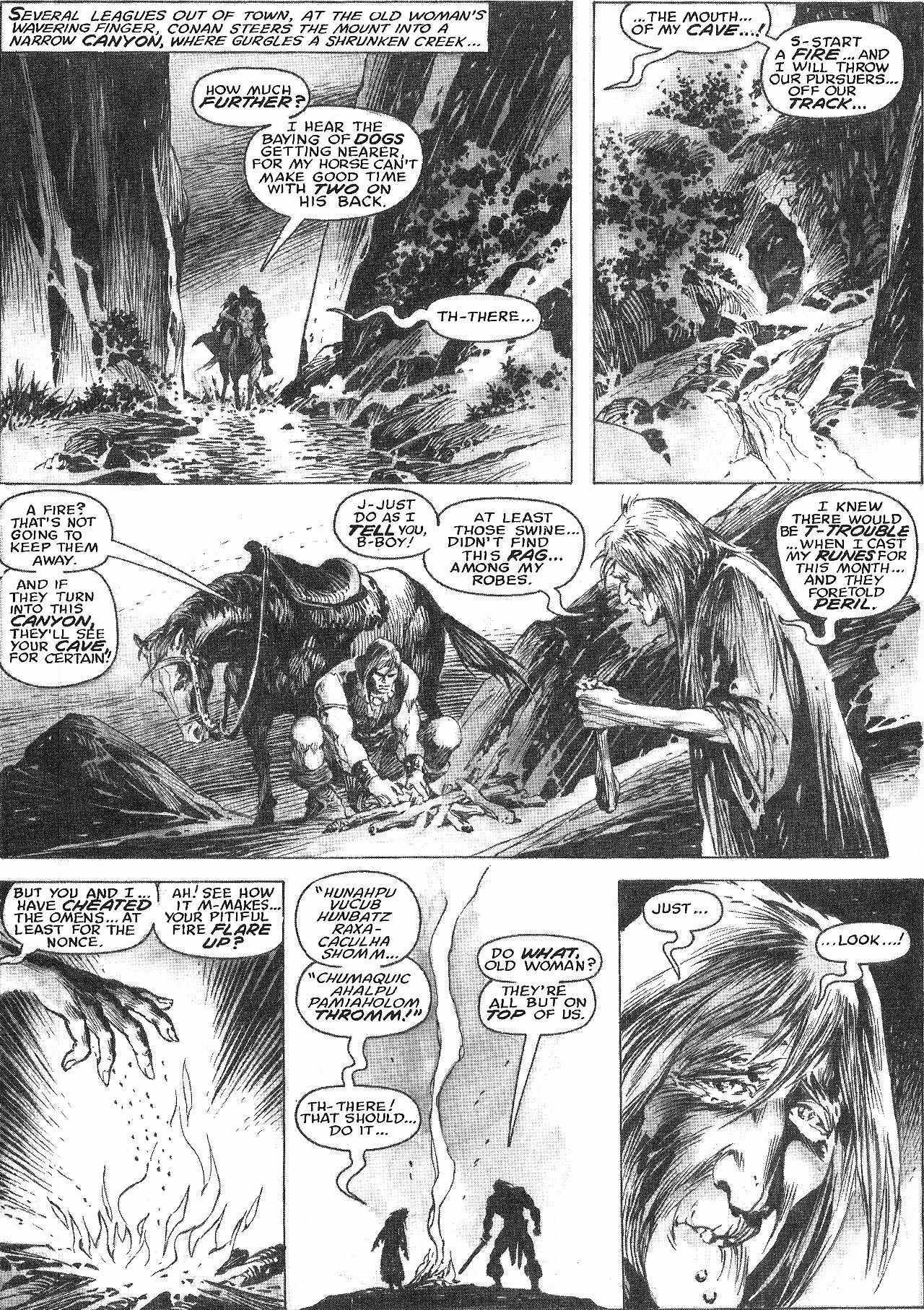 Read online The Savage Sword Of Conan comic -  Issue #208 - 12