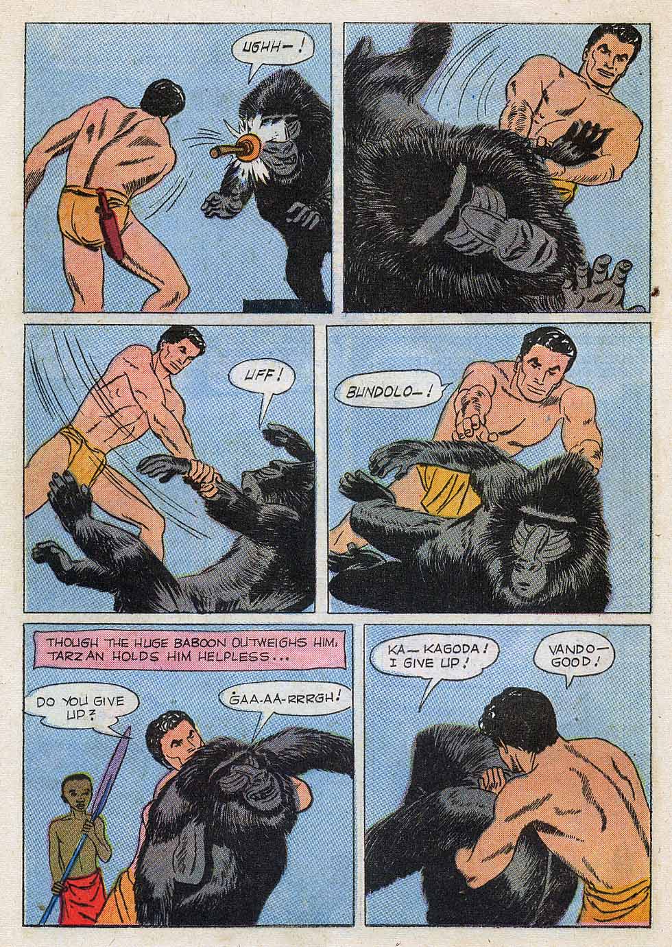 Read online Tarzan (1948) comic -  Issue #100 - 12