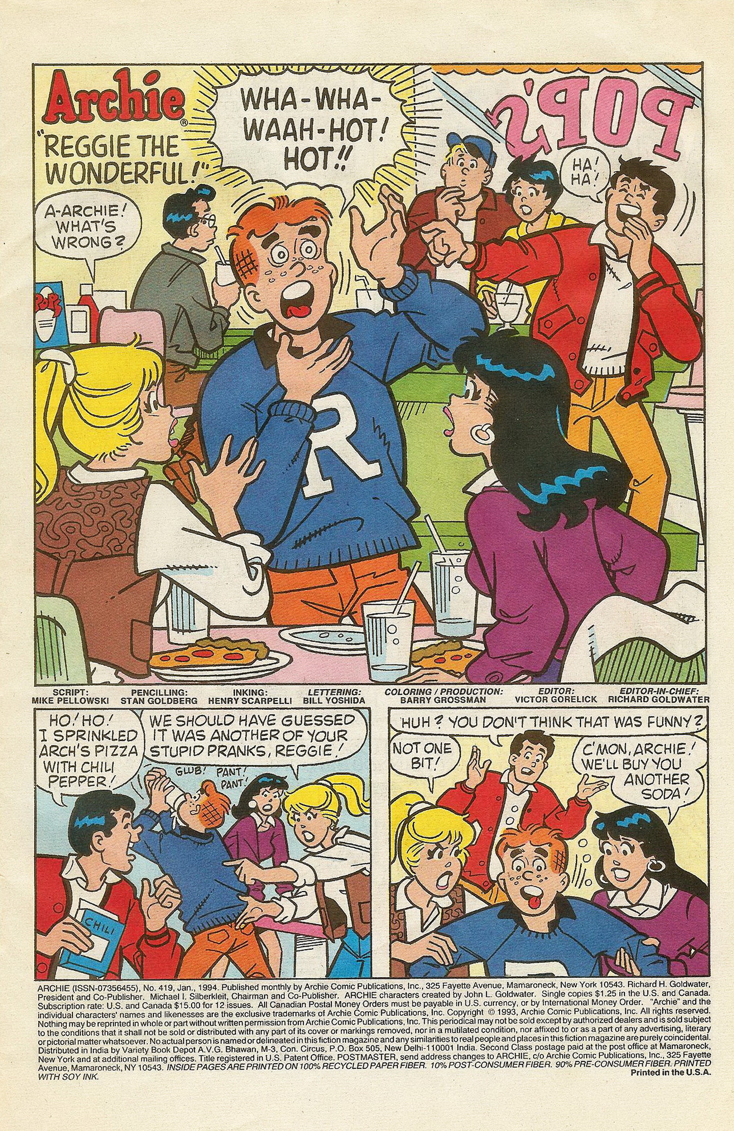 Read online Archie (1960) comic -  Issue #419 - 3