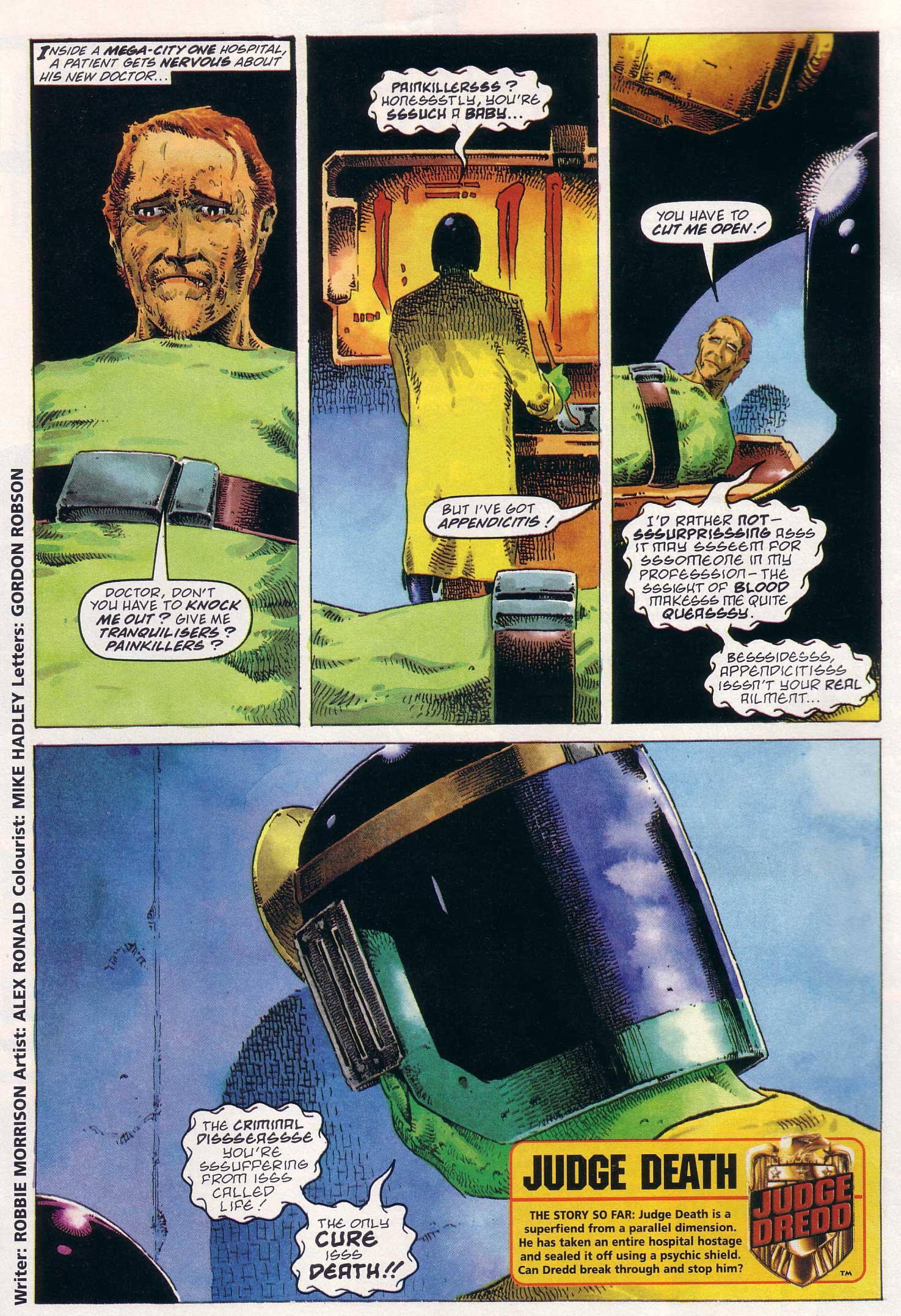 Read online Judge Dredd Lawman of the Future comic -  Issue #10 - 4