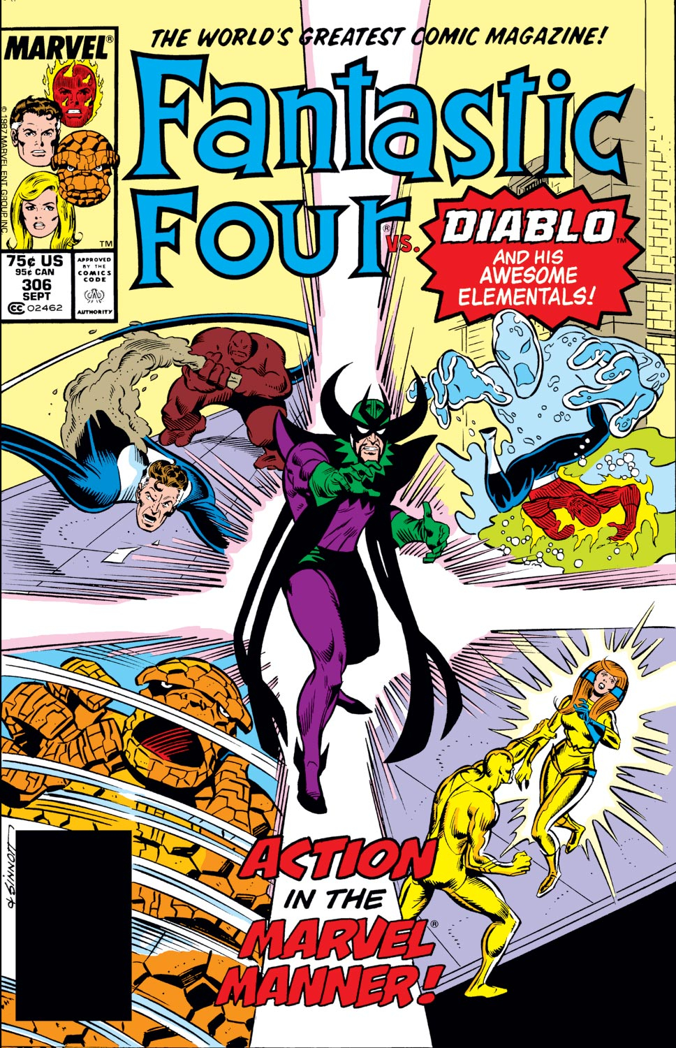 Read online Fantastic Four (1961) comic -  Issue #306 - 1