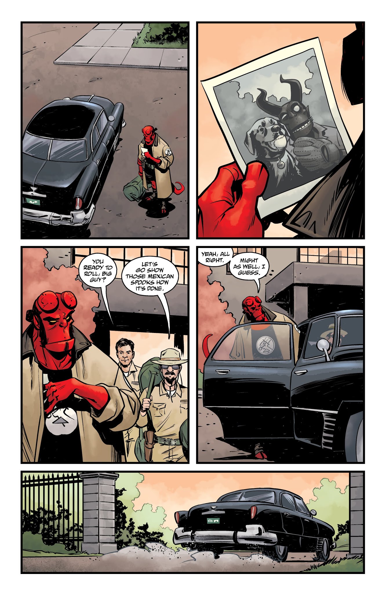 Read online Hellboy and the B.P.R.D. 1956 comic -  Issue #1 - 9