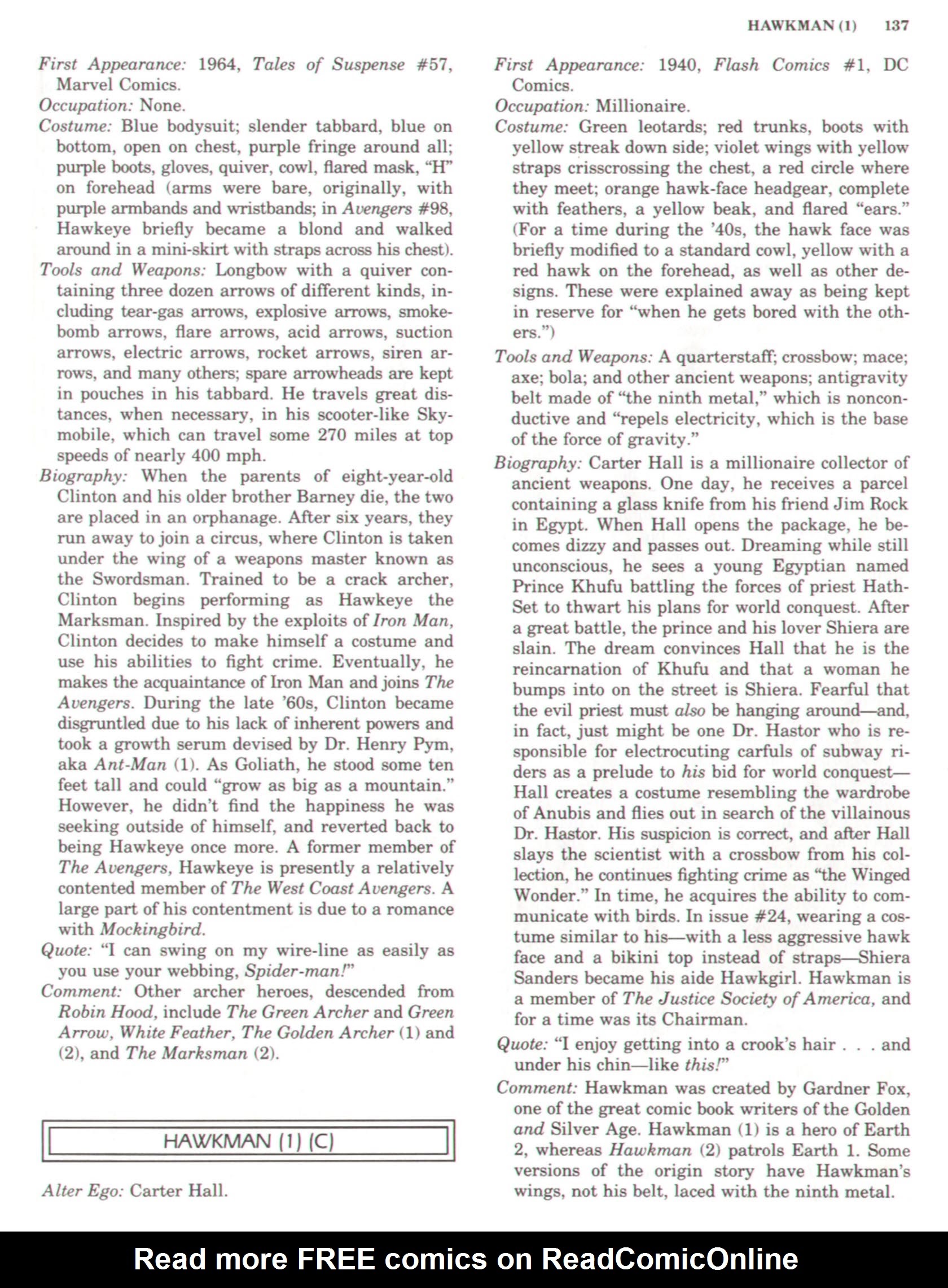 Read online The Encyclopedia of Superheroes comic -  Issue # TPB (Part 2) - 56