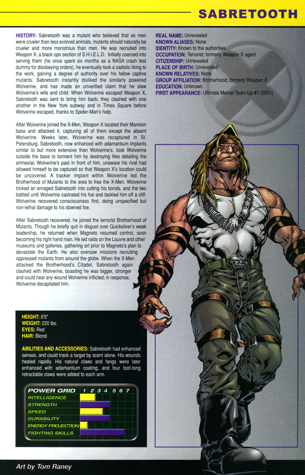 Read online Official Handbook of the Ultimate Marvel Universe: The Ultimates & X-Men 2005 comic -  Issue # Full - 37