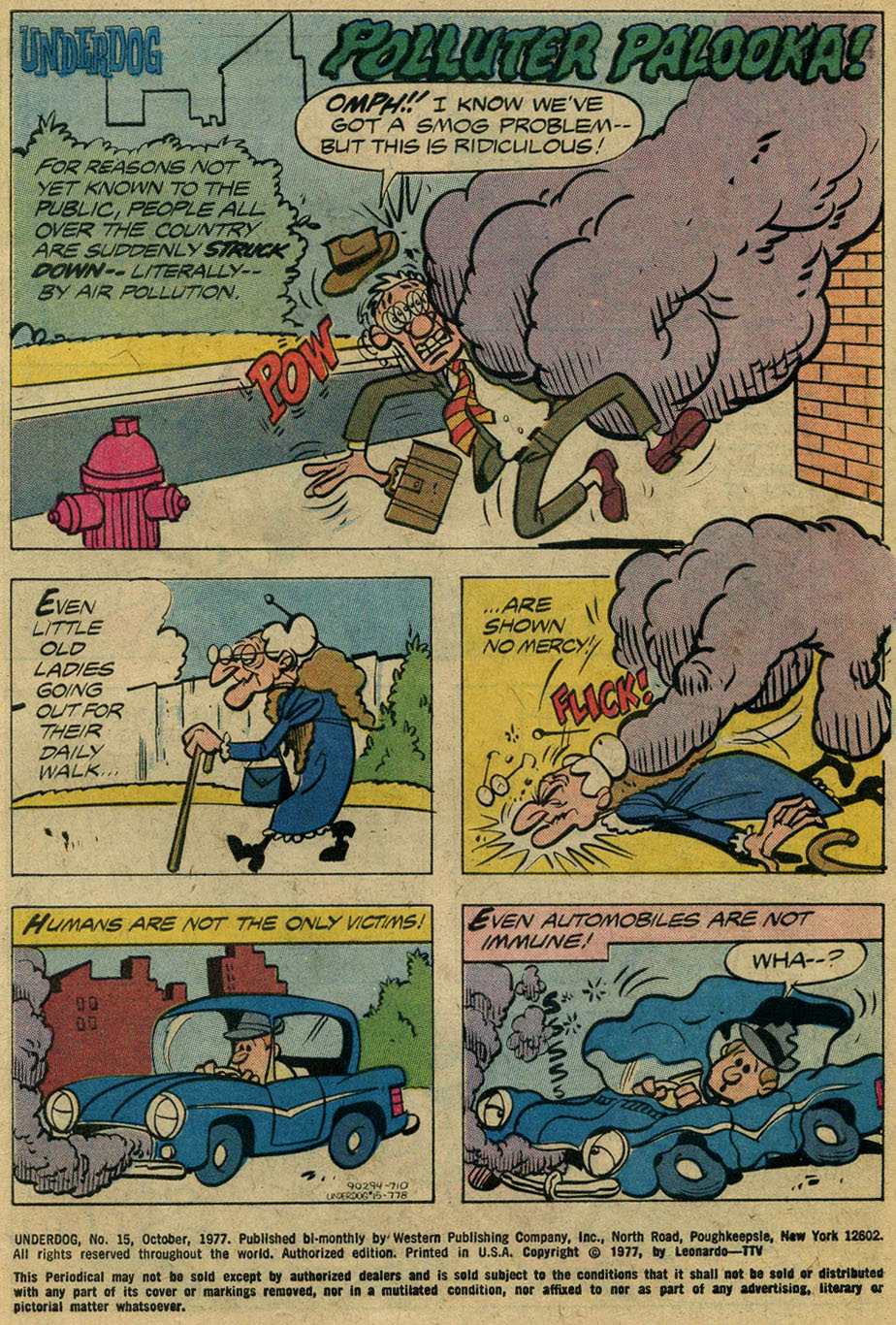 Read online Underdog (1975) comic -  Issue #15 - 2