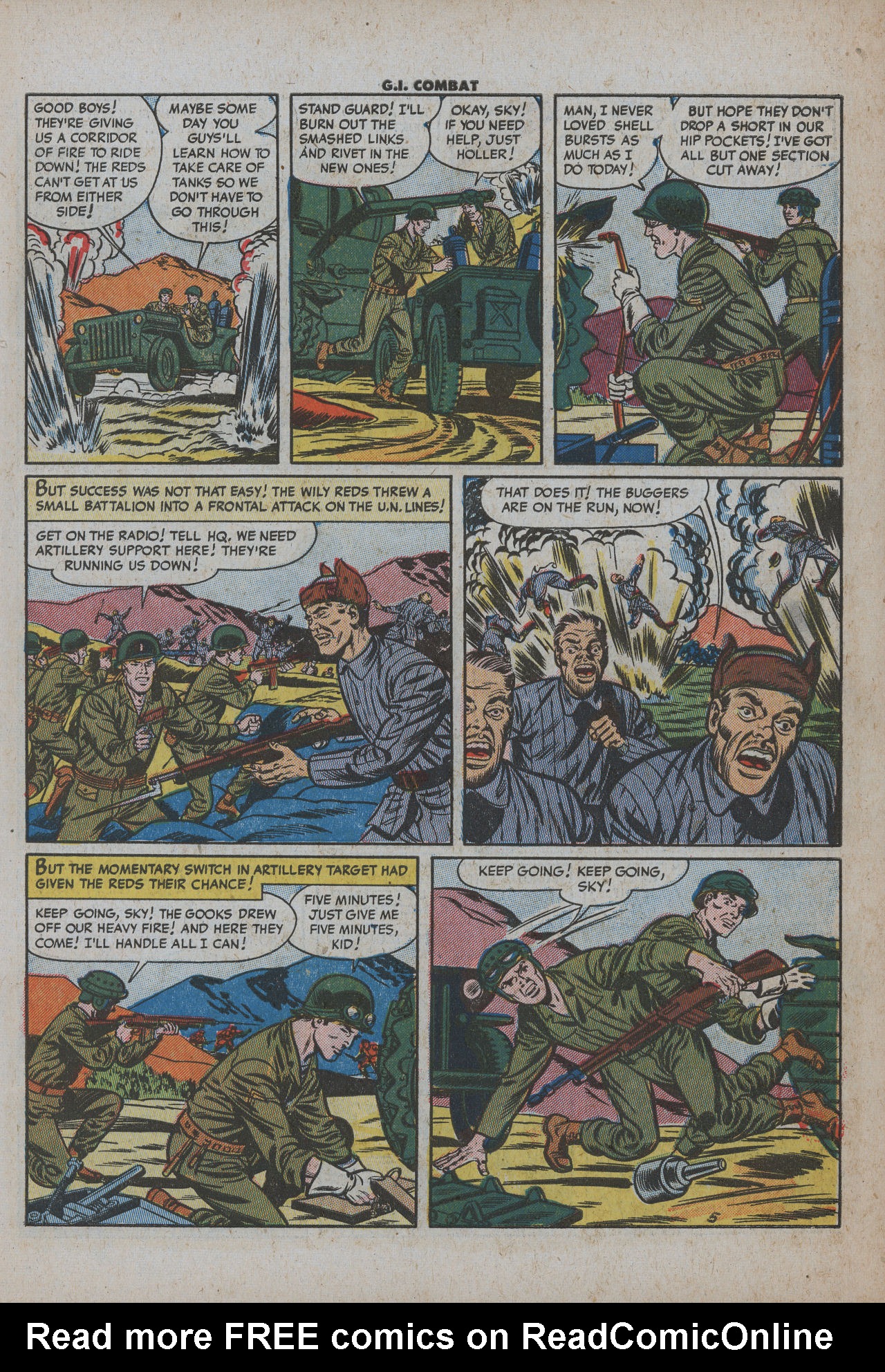 Read online G.I. Combat (1952) comic -  Issue #11 - 31
