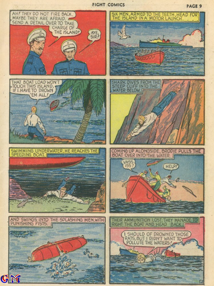 Read online Fight Comics comic -  Issue #5 - 12